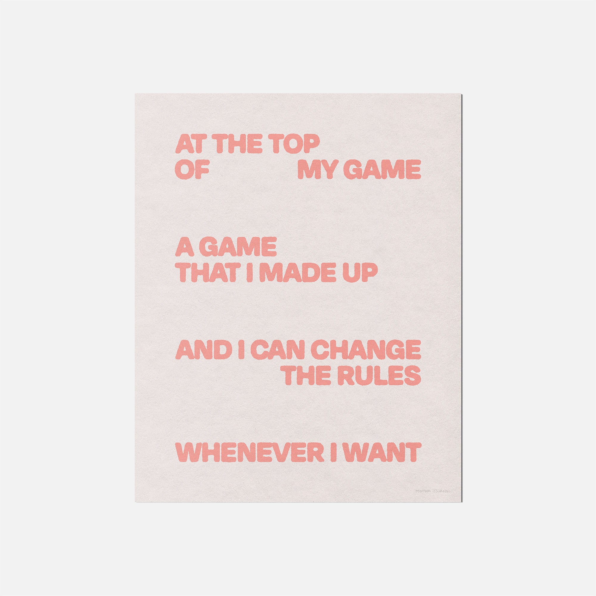 GAME PRINT