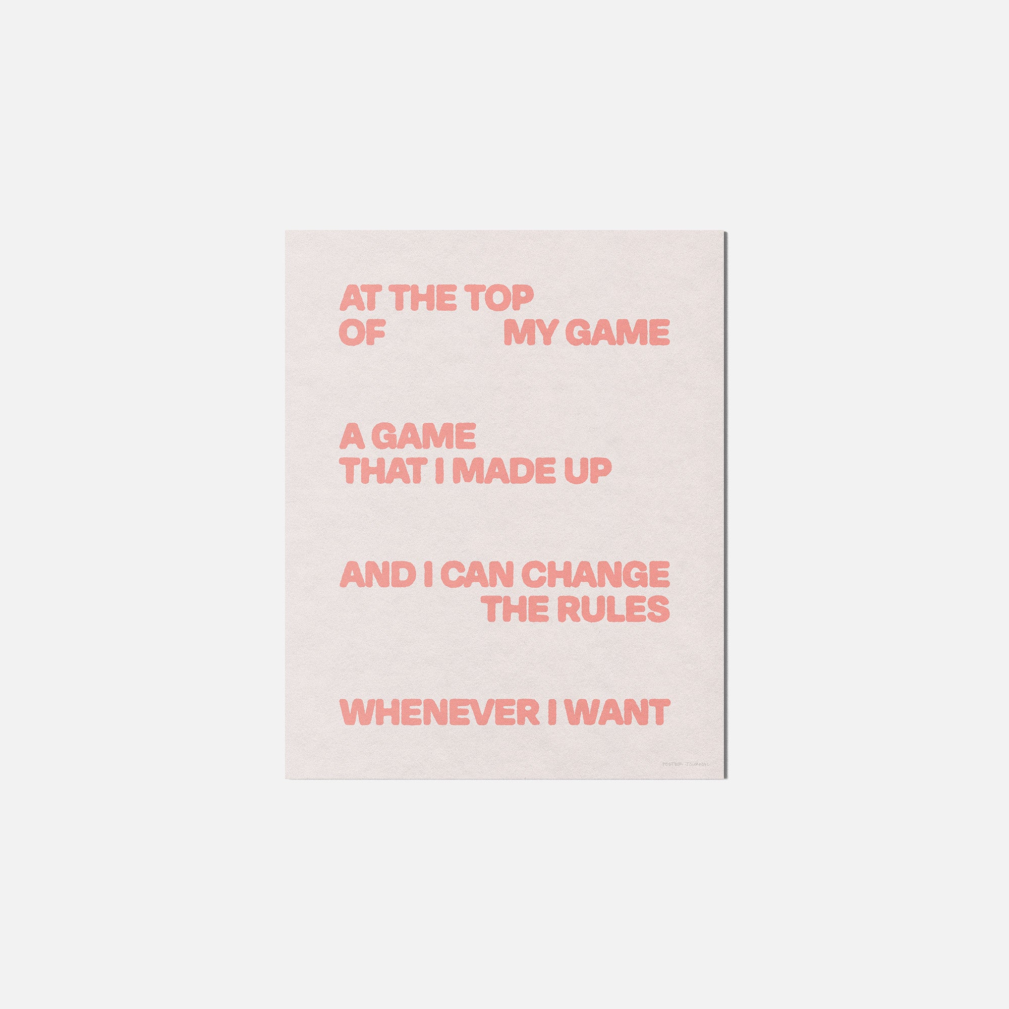 GAME PRINT