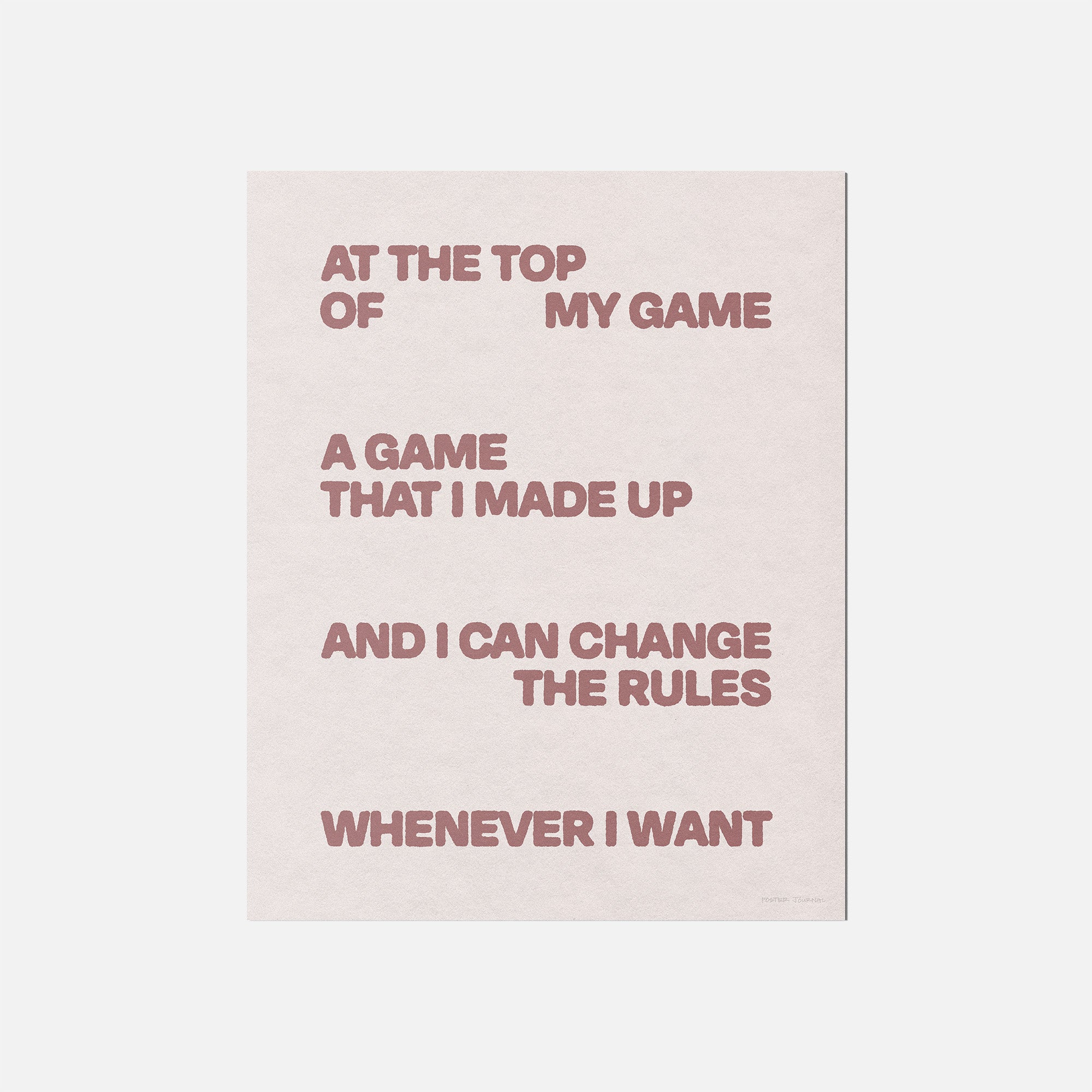 GAME PRINT