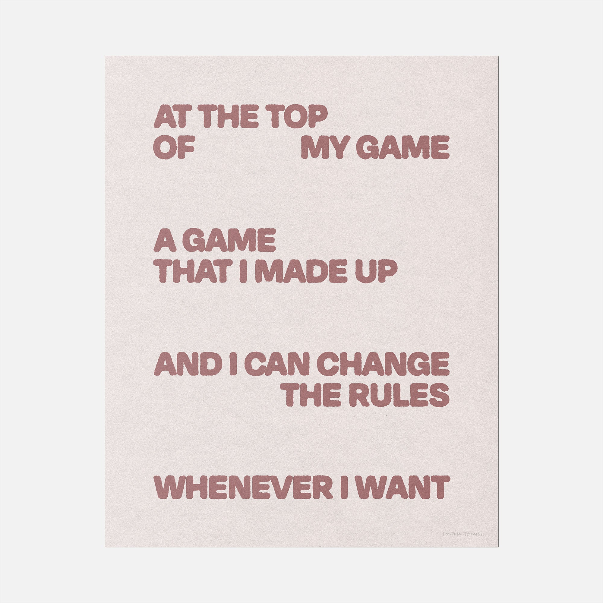 GAME PRINT