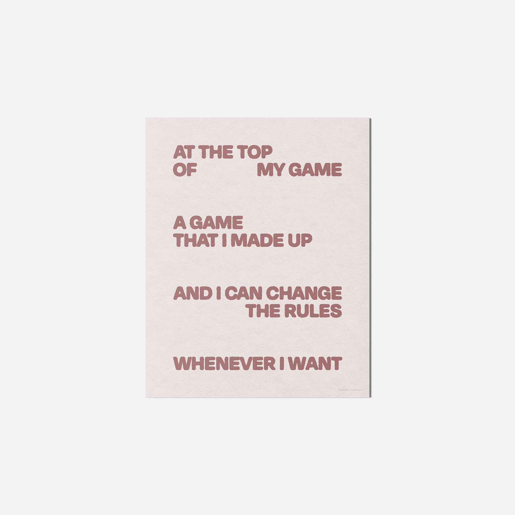 GAME PRINT