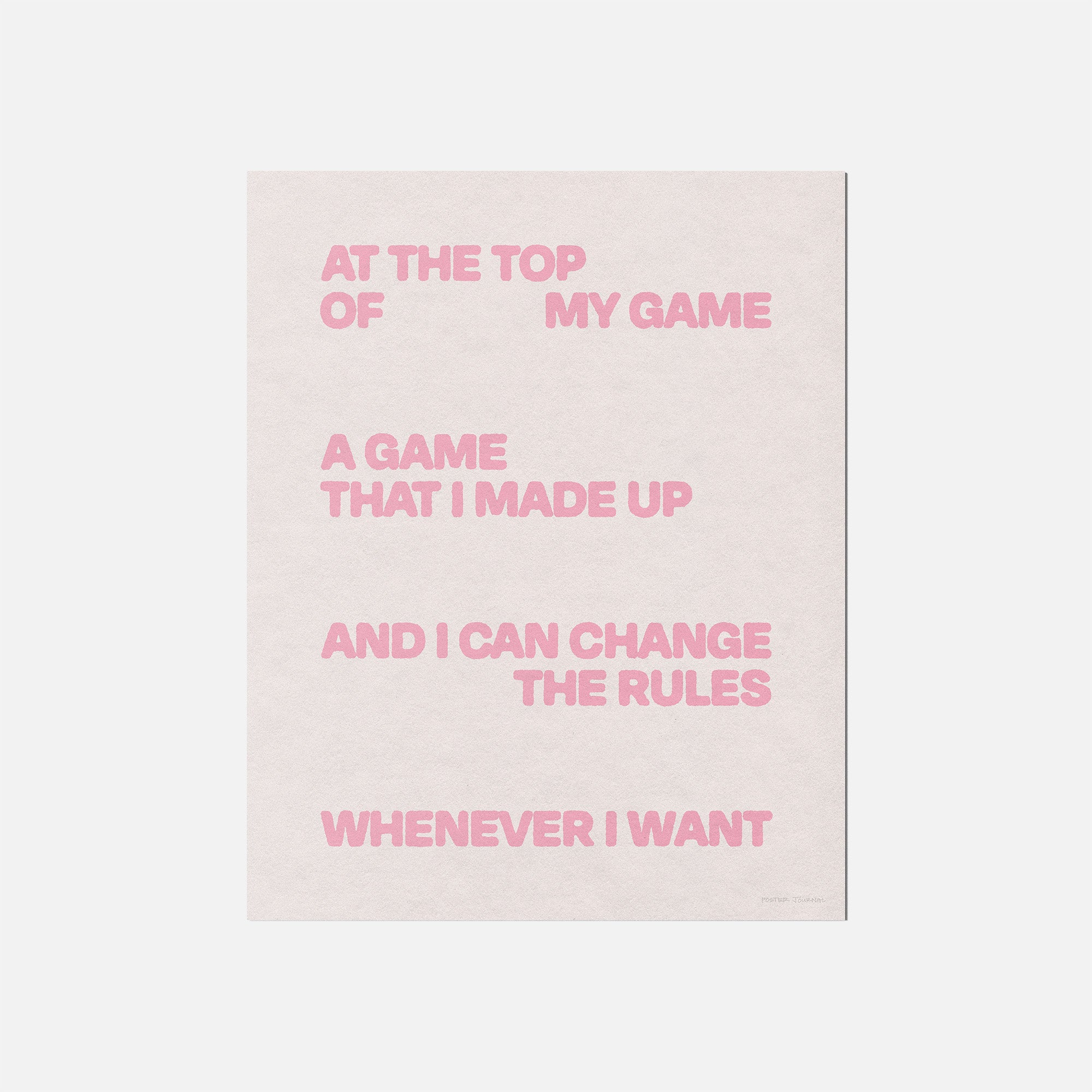 GAME PRINT
