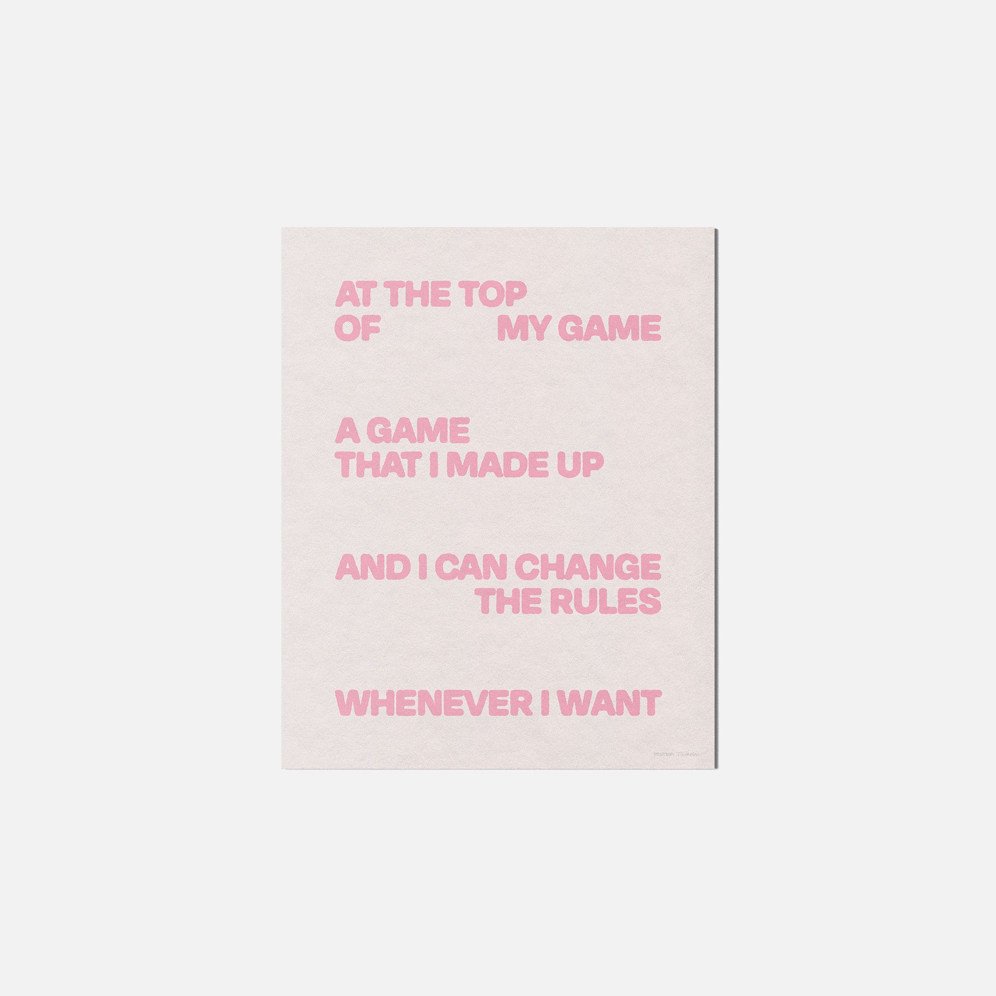 GAME PRINT