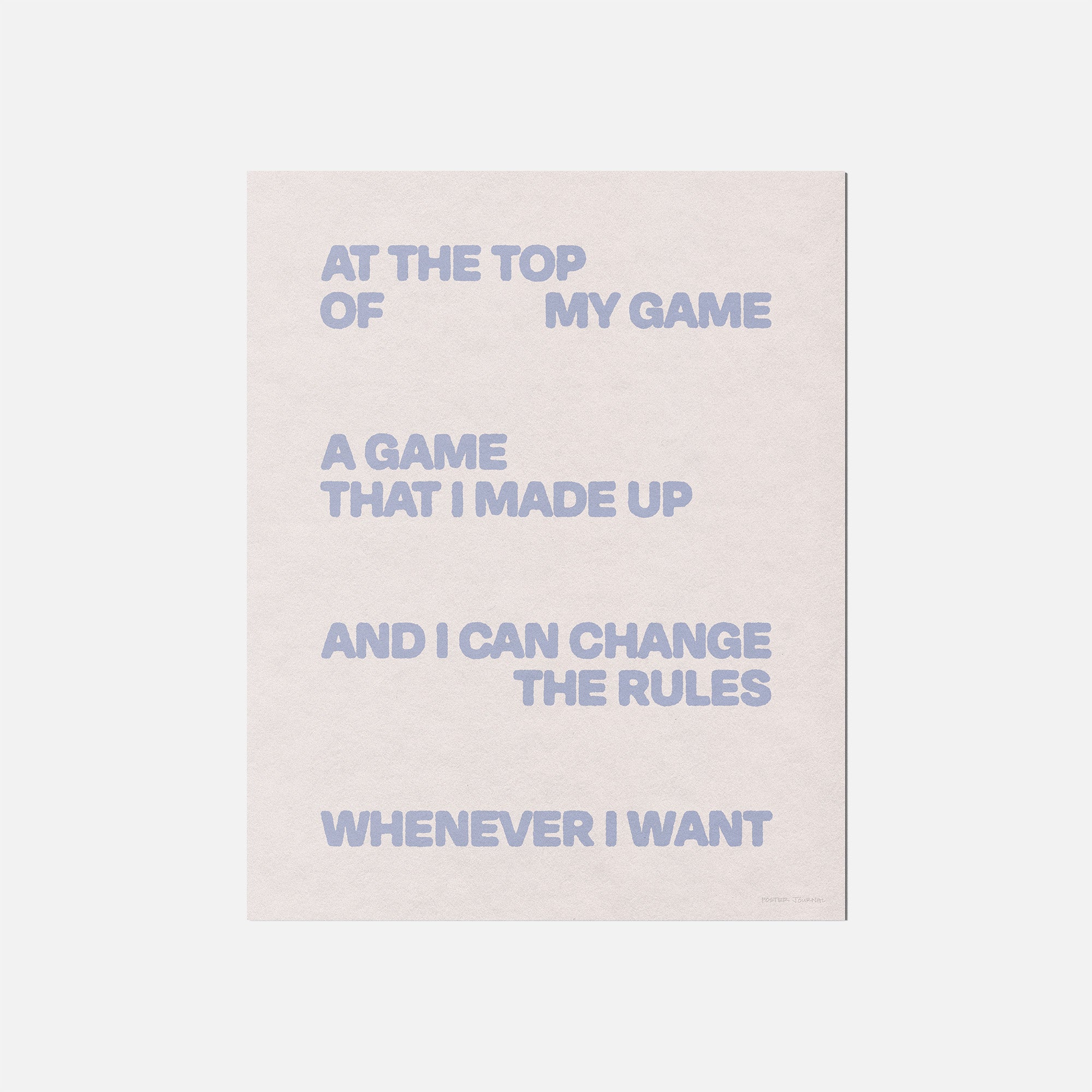 GAME PRINT