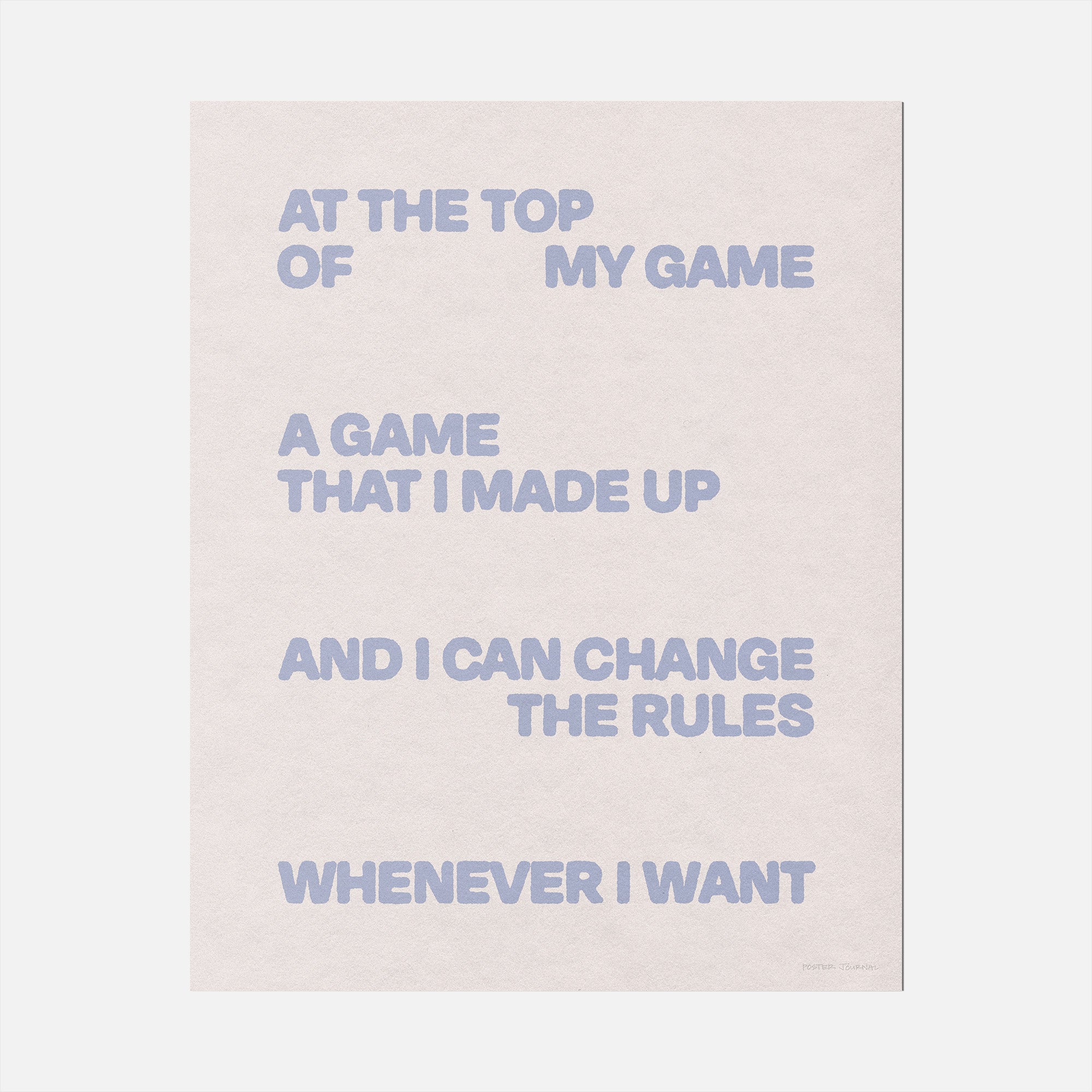GAME PRINT