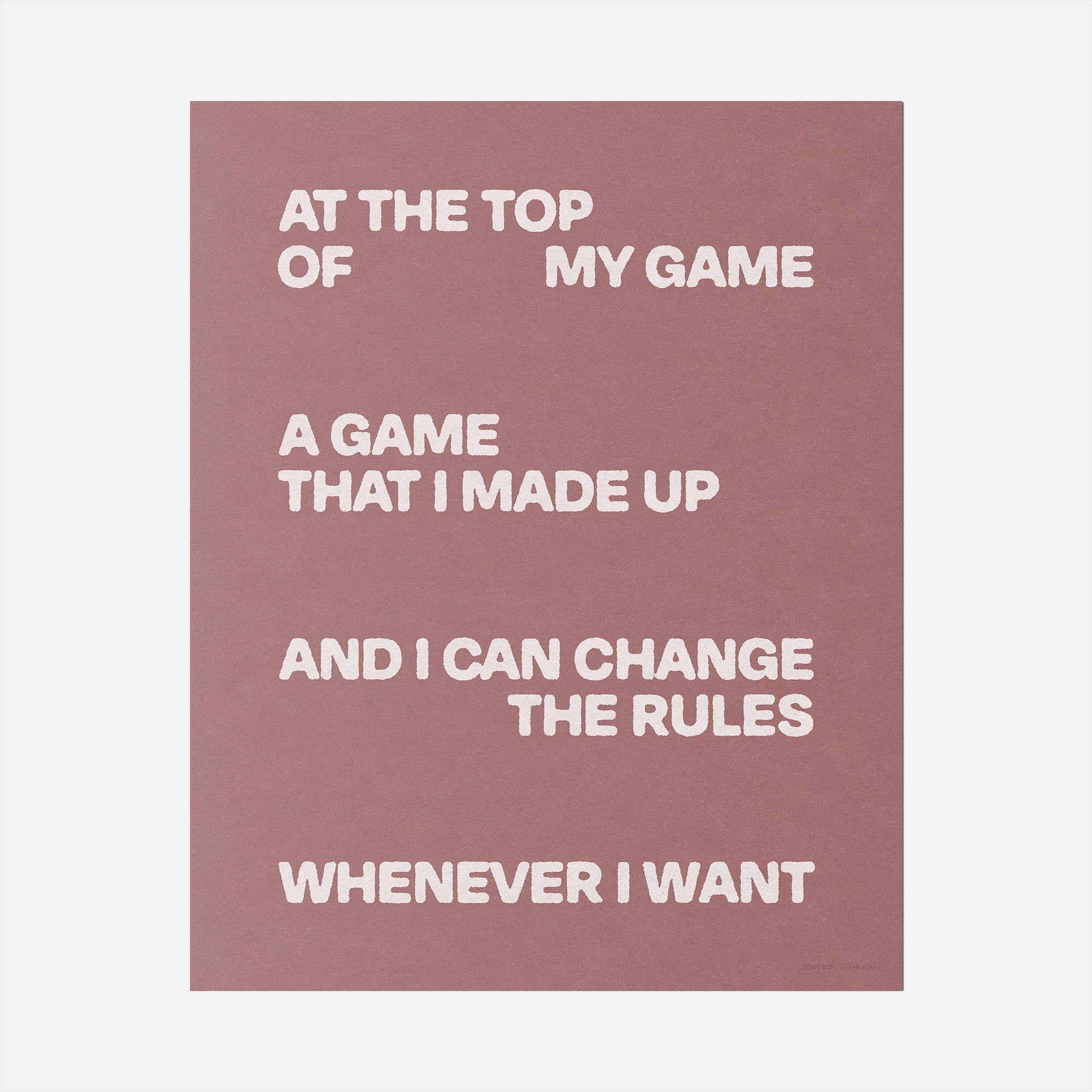 GAME PRINT