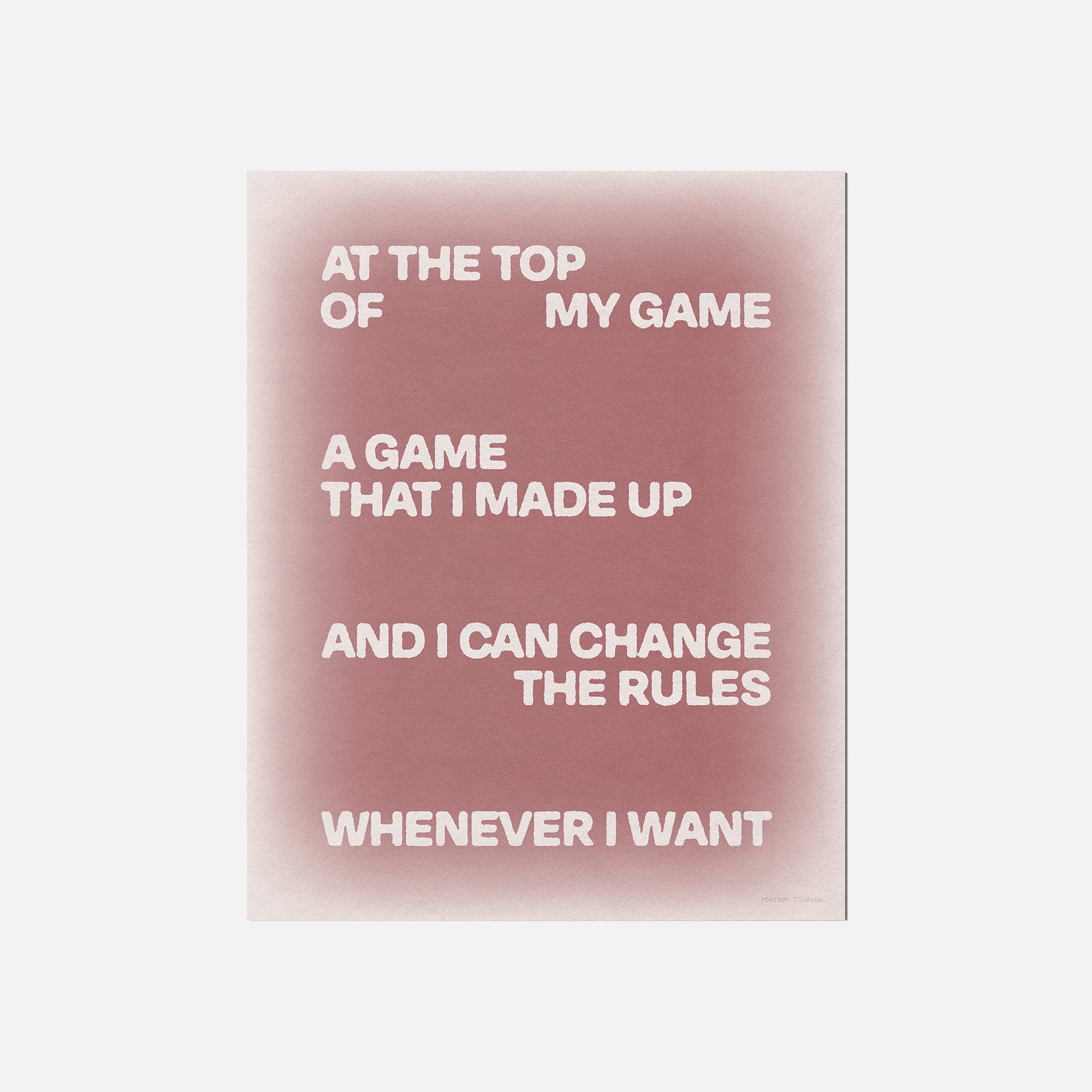 GAME PRINT