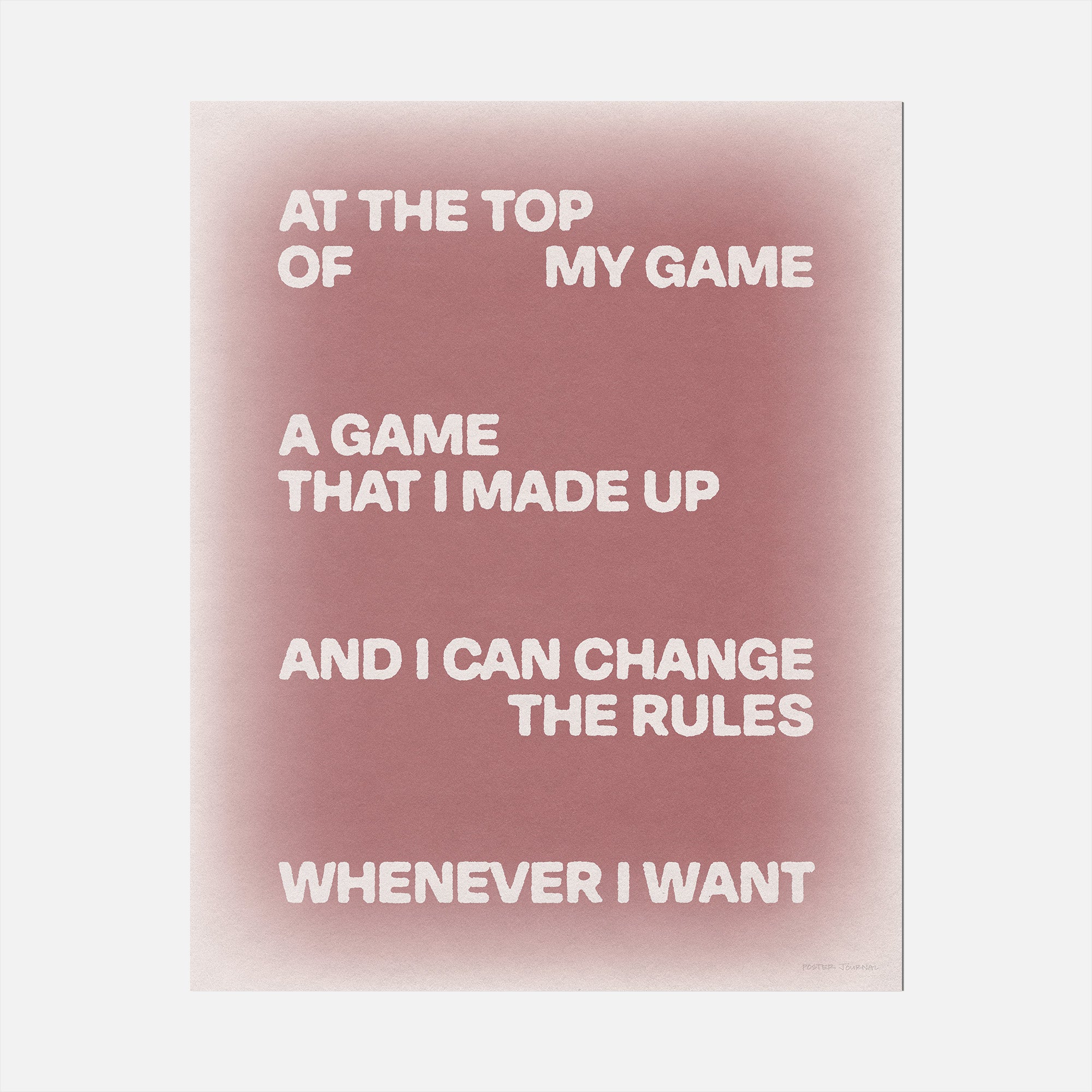 GAME PRINT