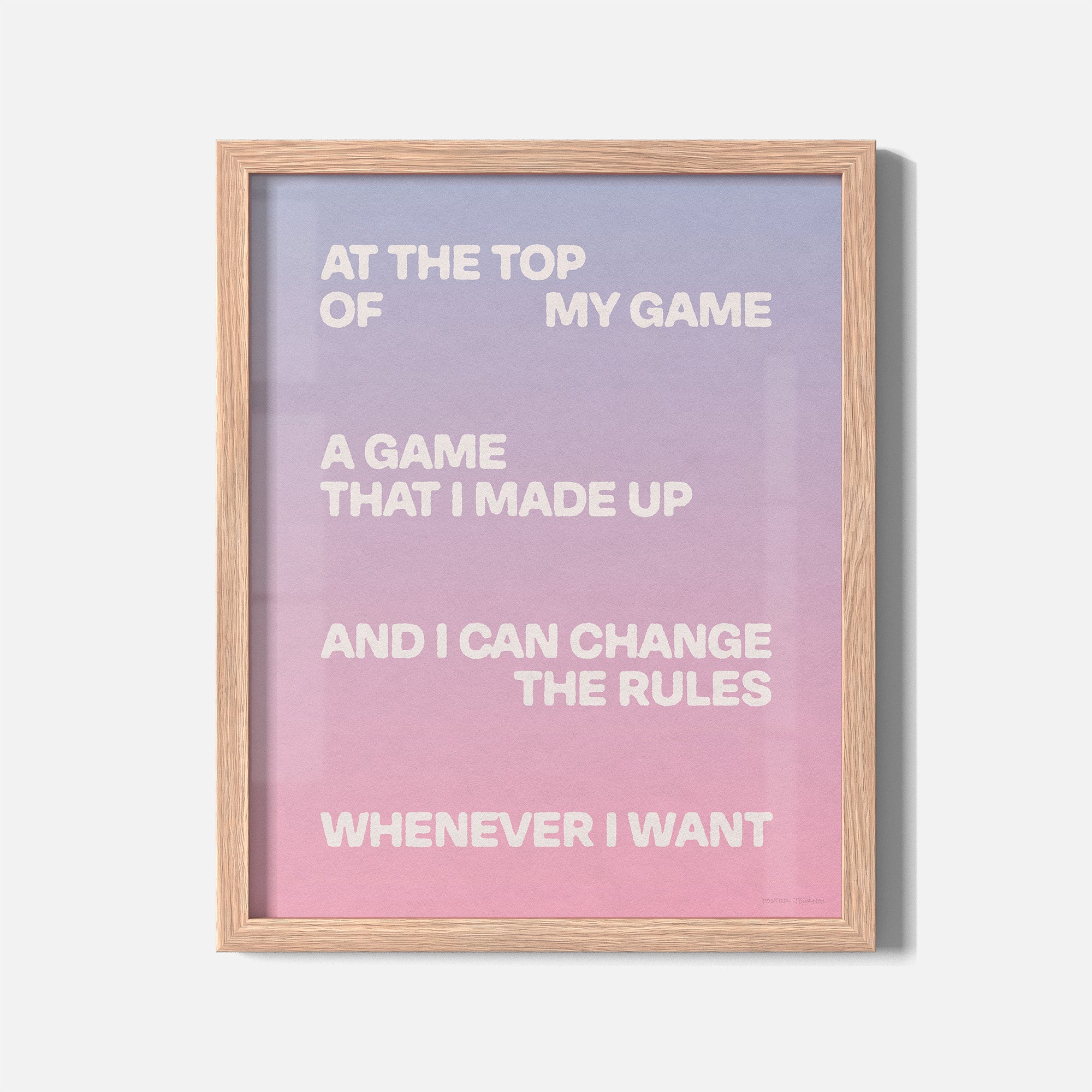 GAME PRINT
