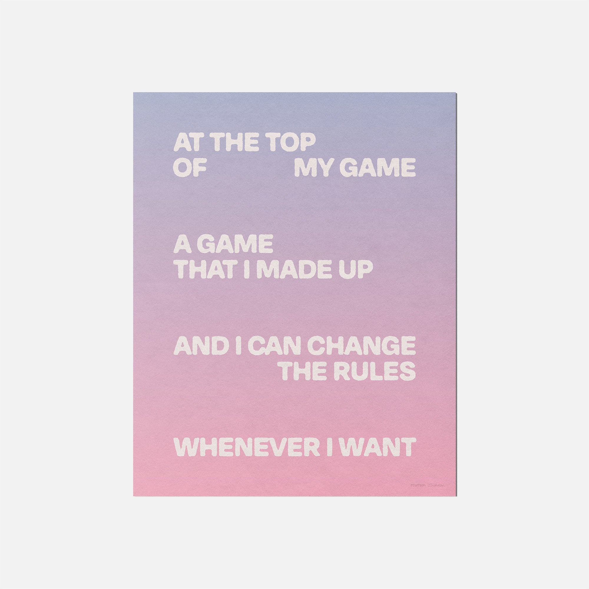 GAME PRINT