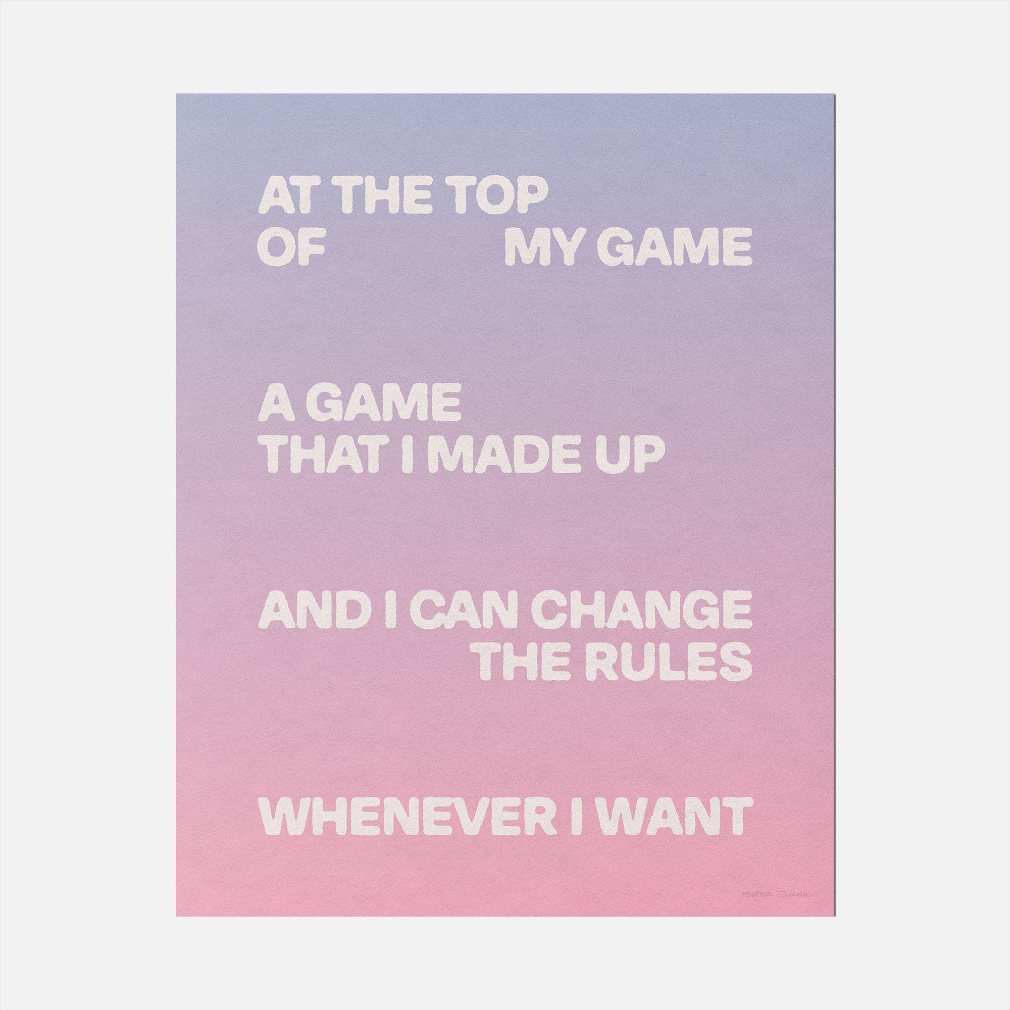 GAME PRINT
