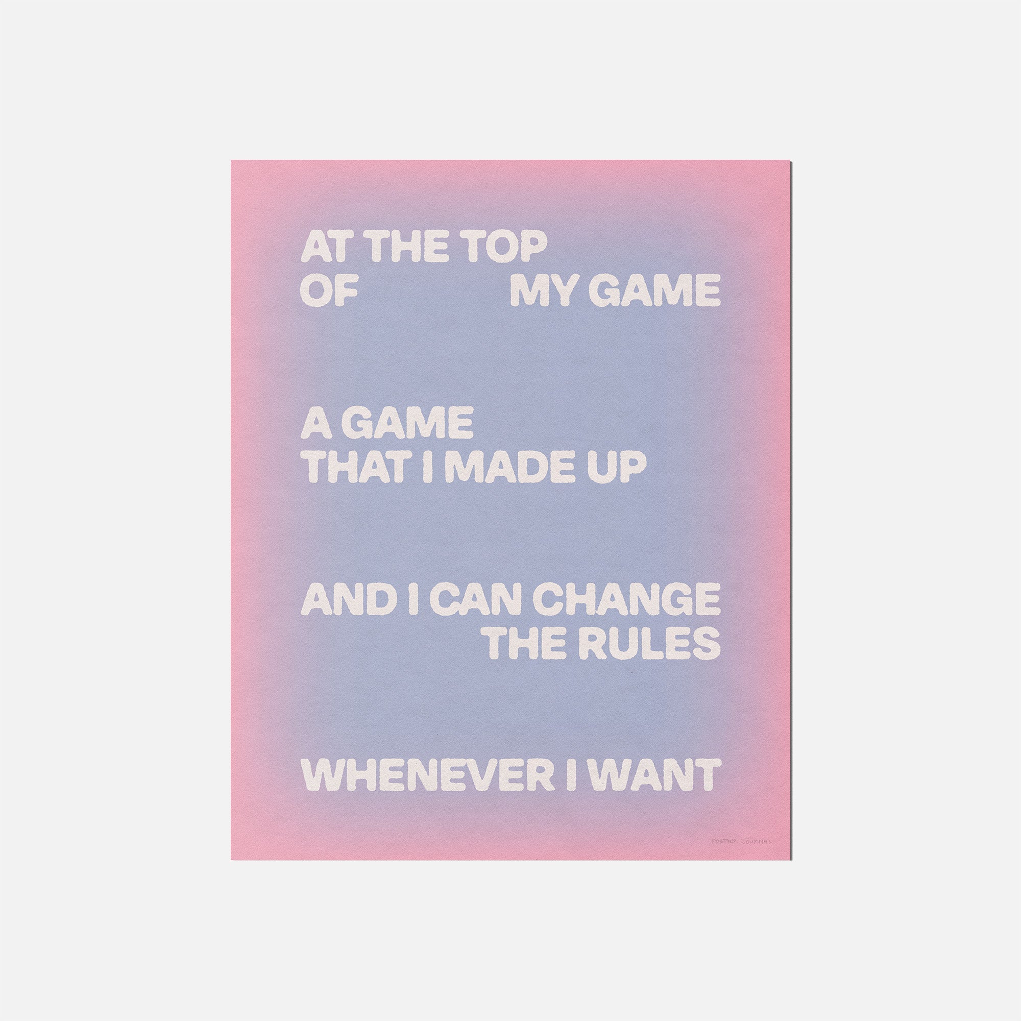 GAME PRINT