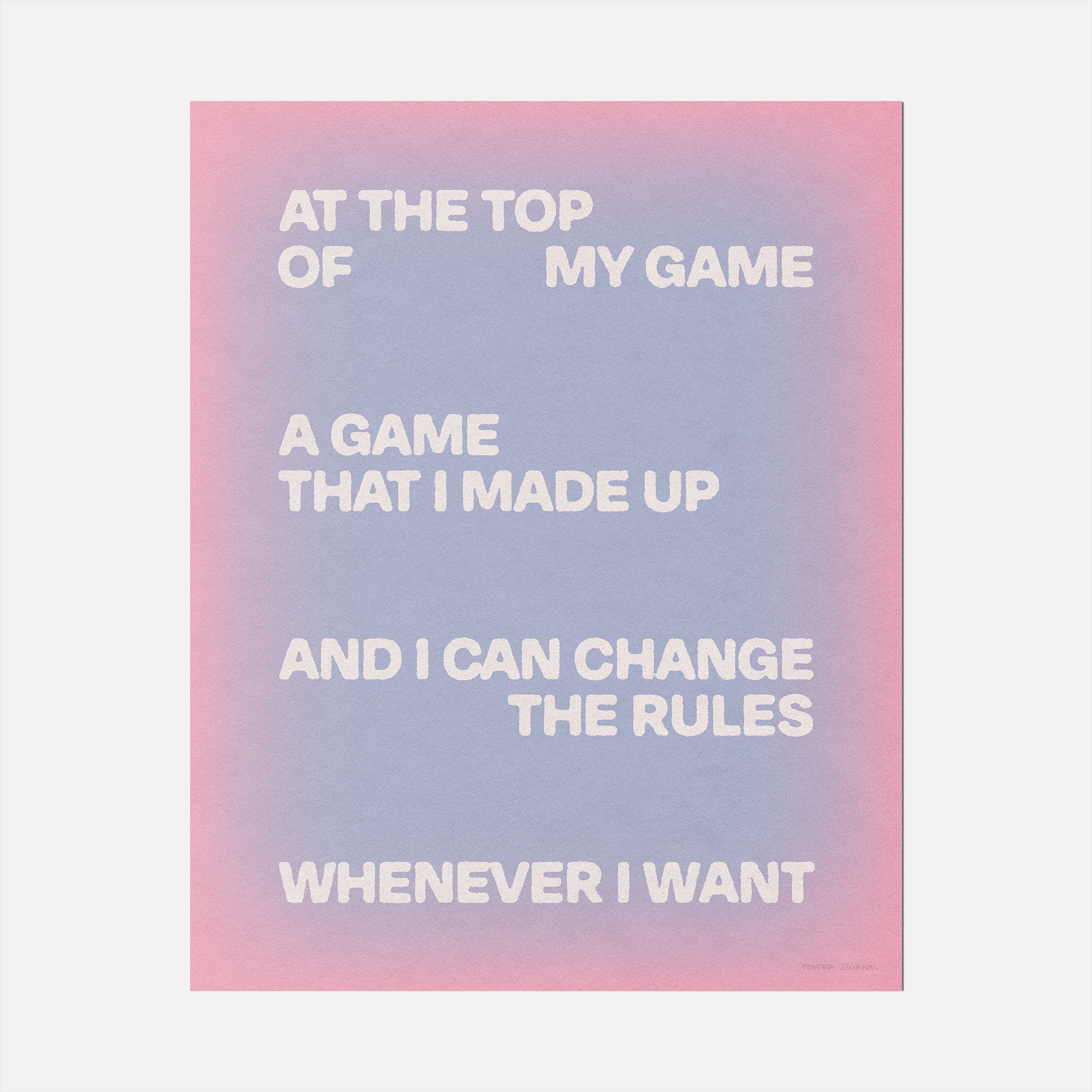 GAME PRINT