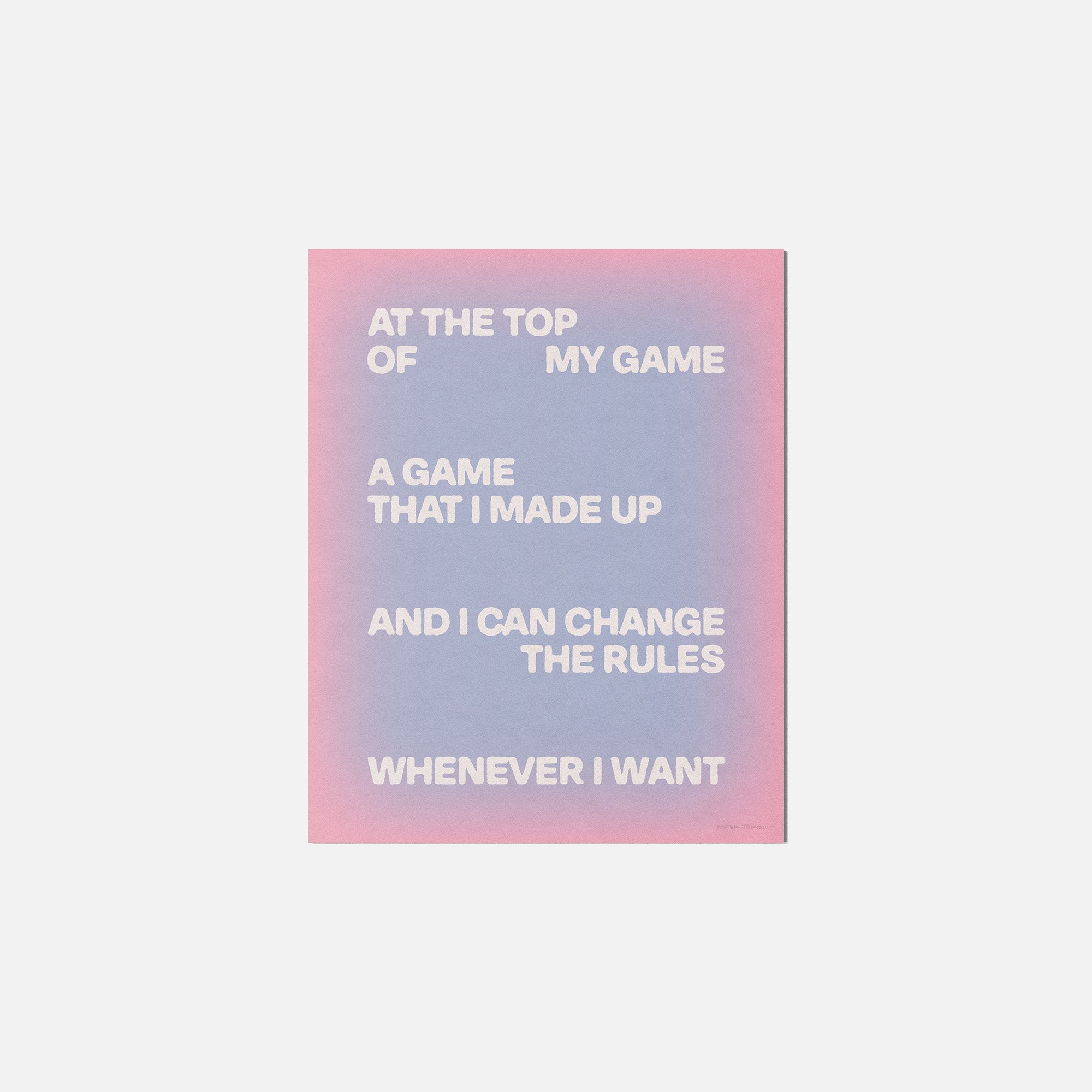 GAME PRINT
