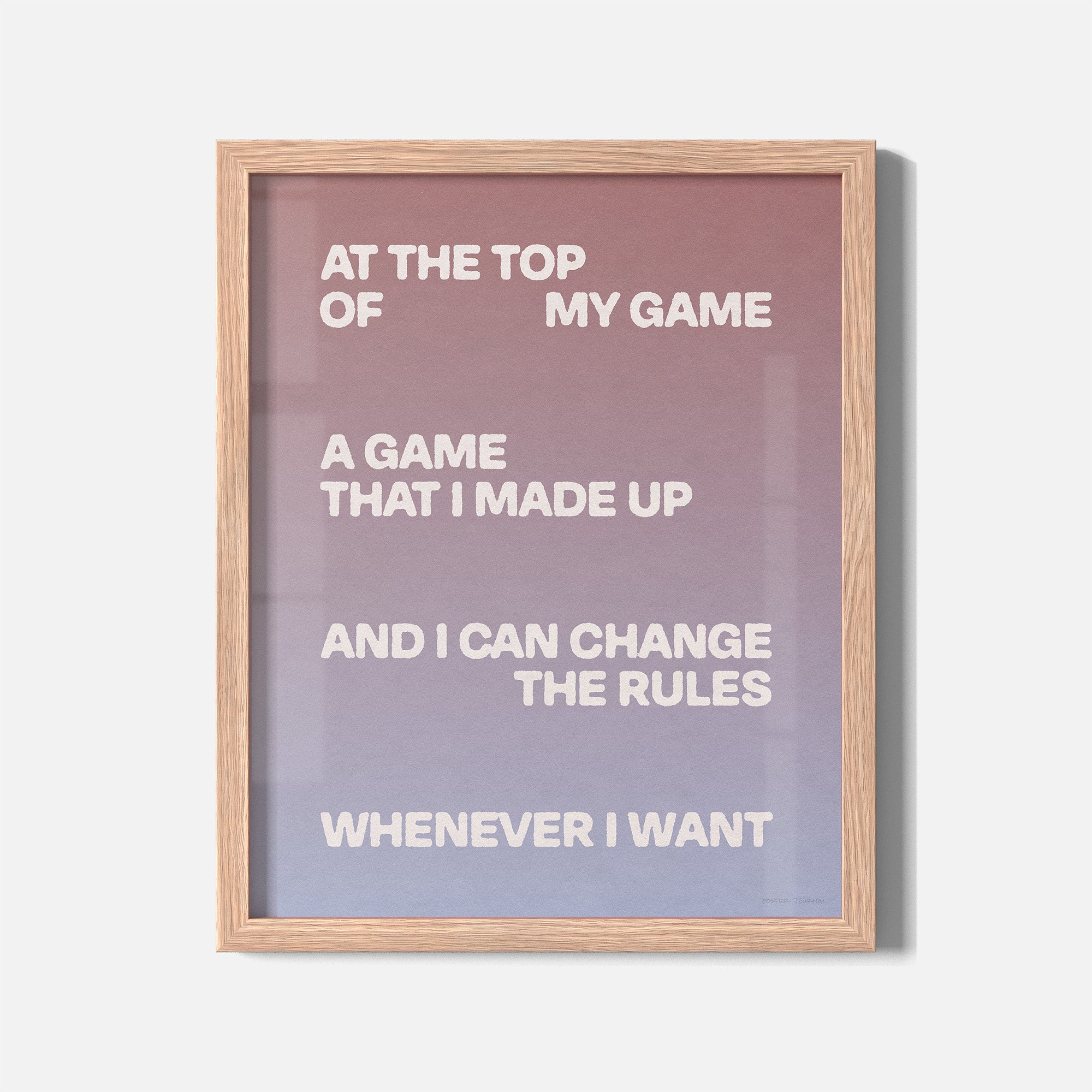 GAME PRINT