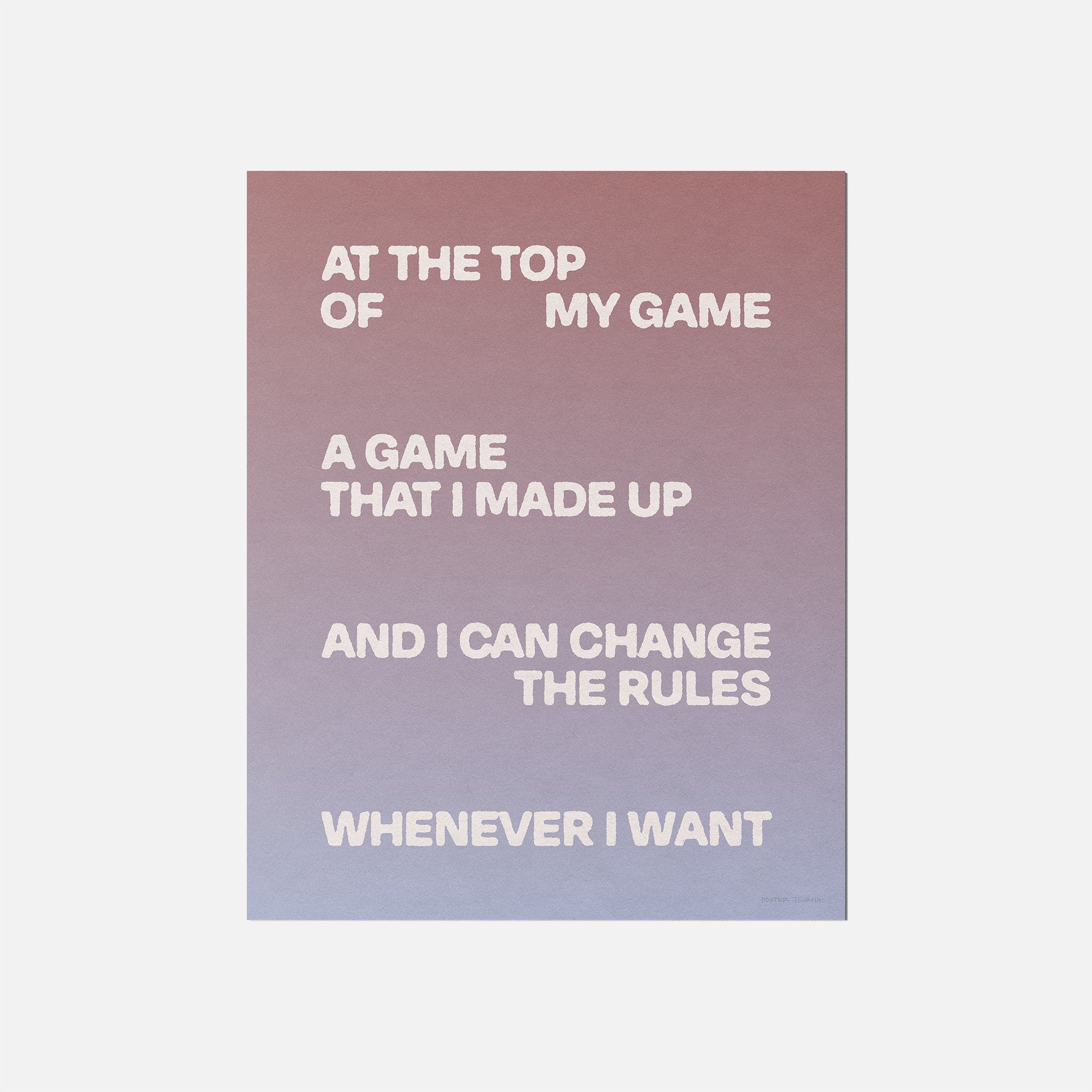 GAME PRINT