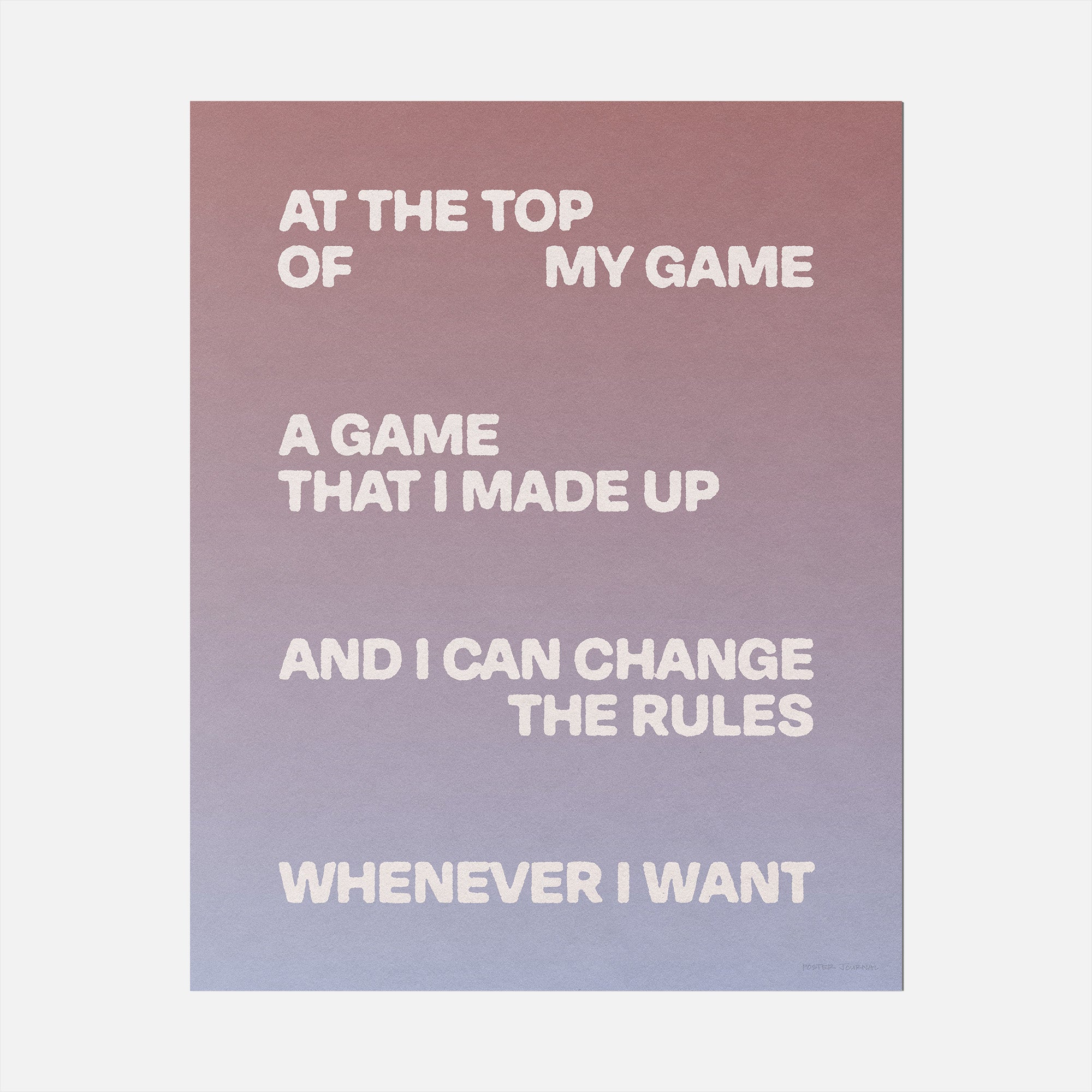 GAME PRINT