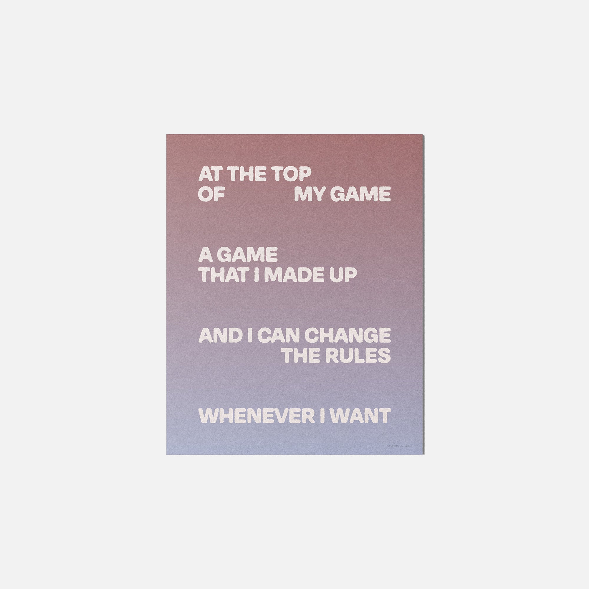 GAME PRINT