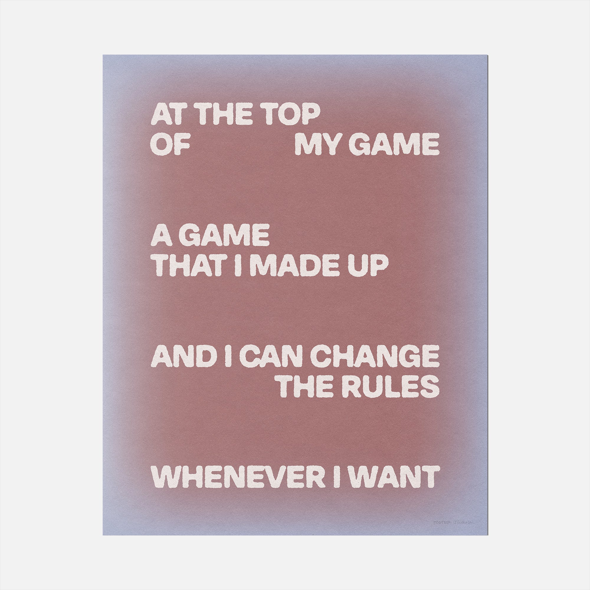 GAME PRINT