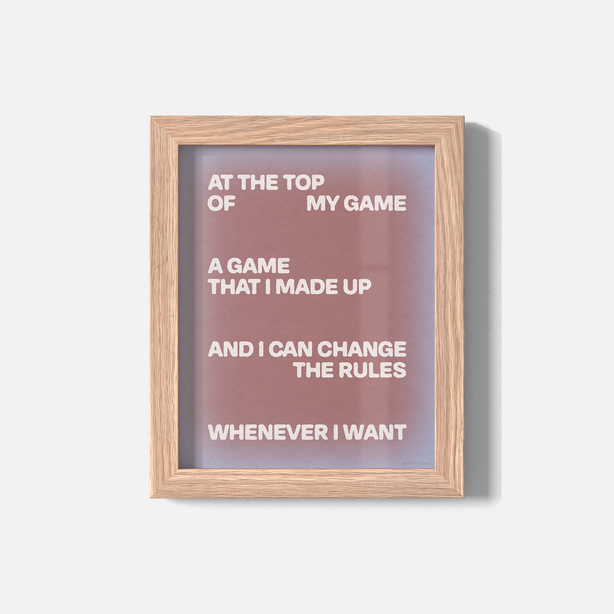 GAME PRINT