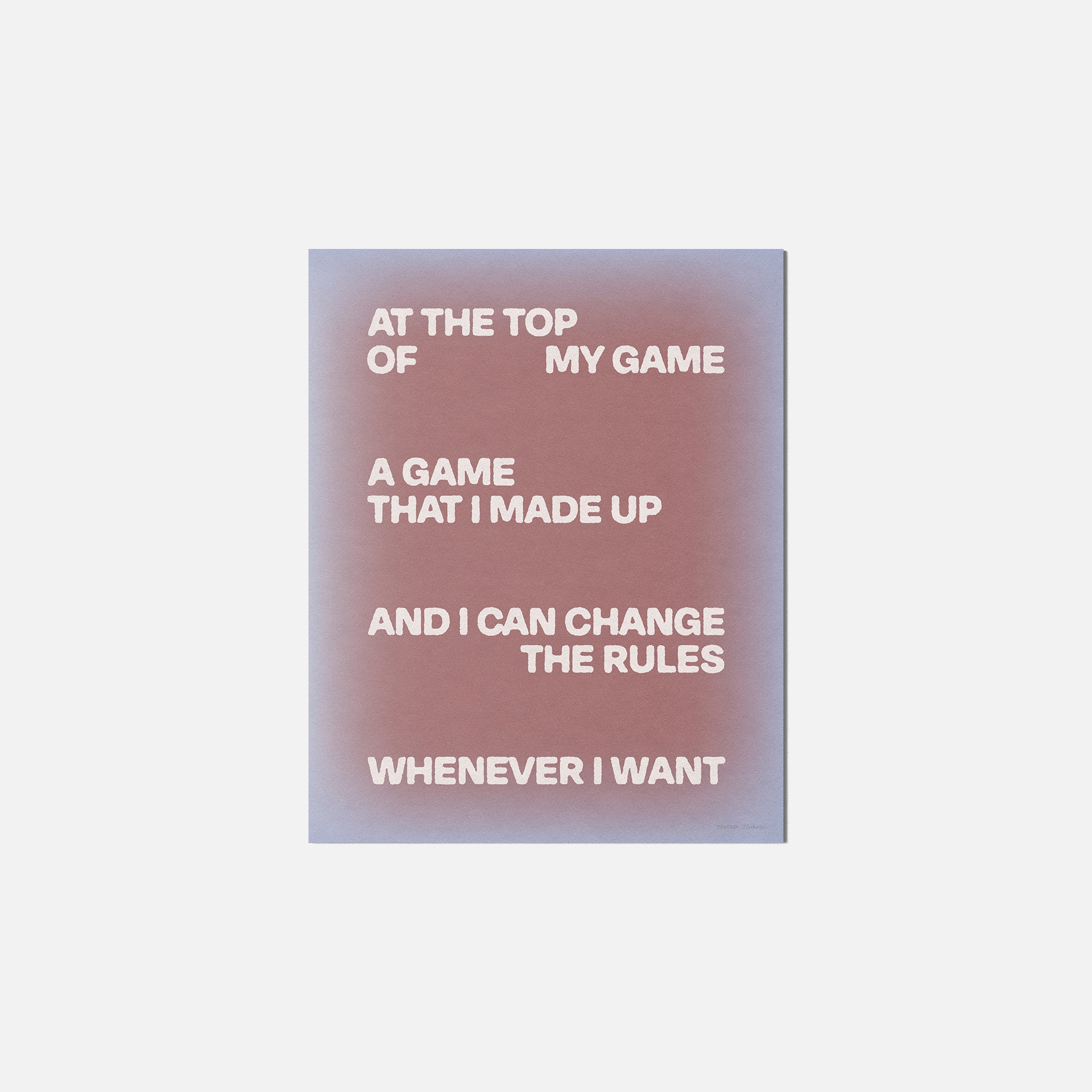 GAME PRINT