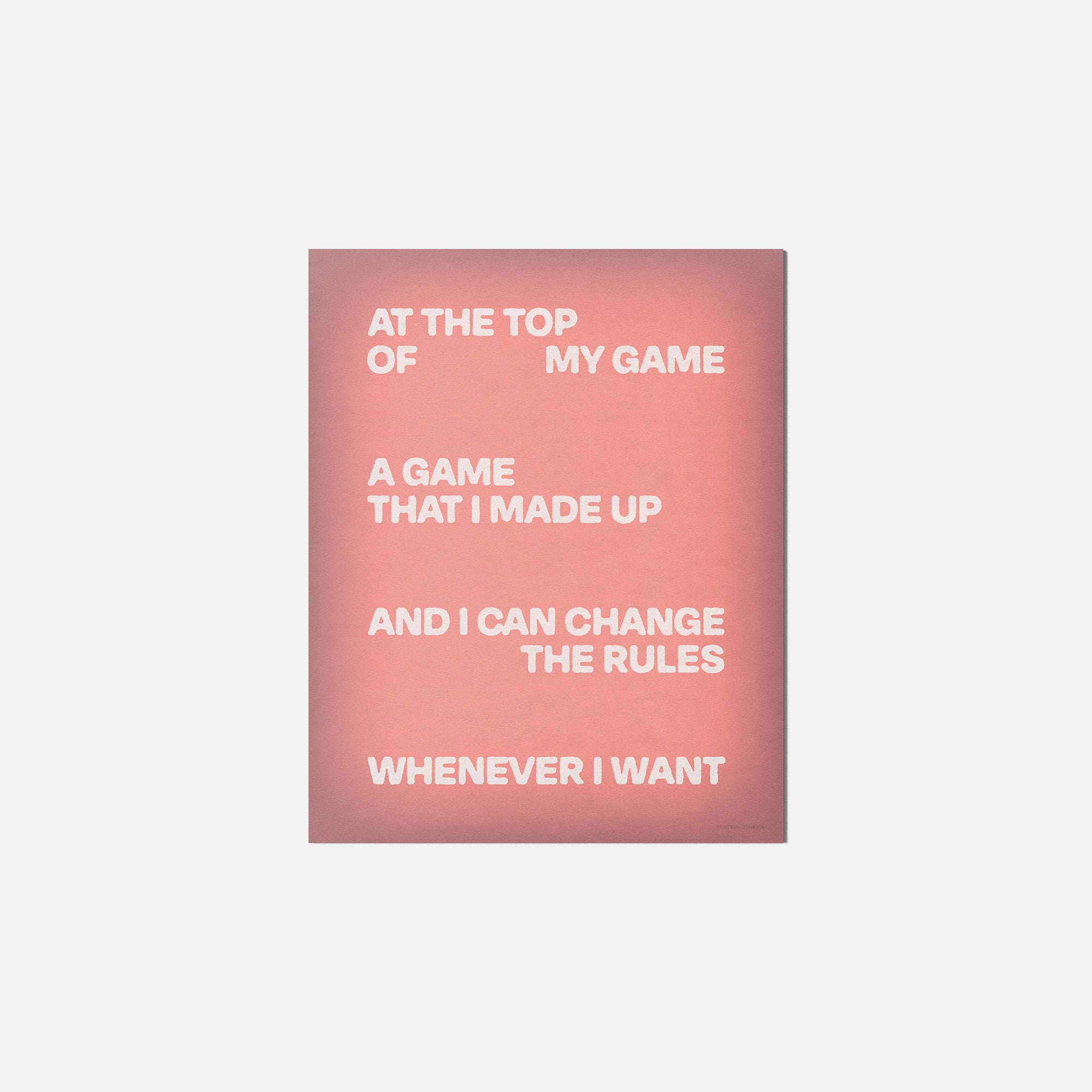 GAME PRINT
