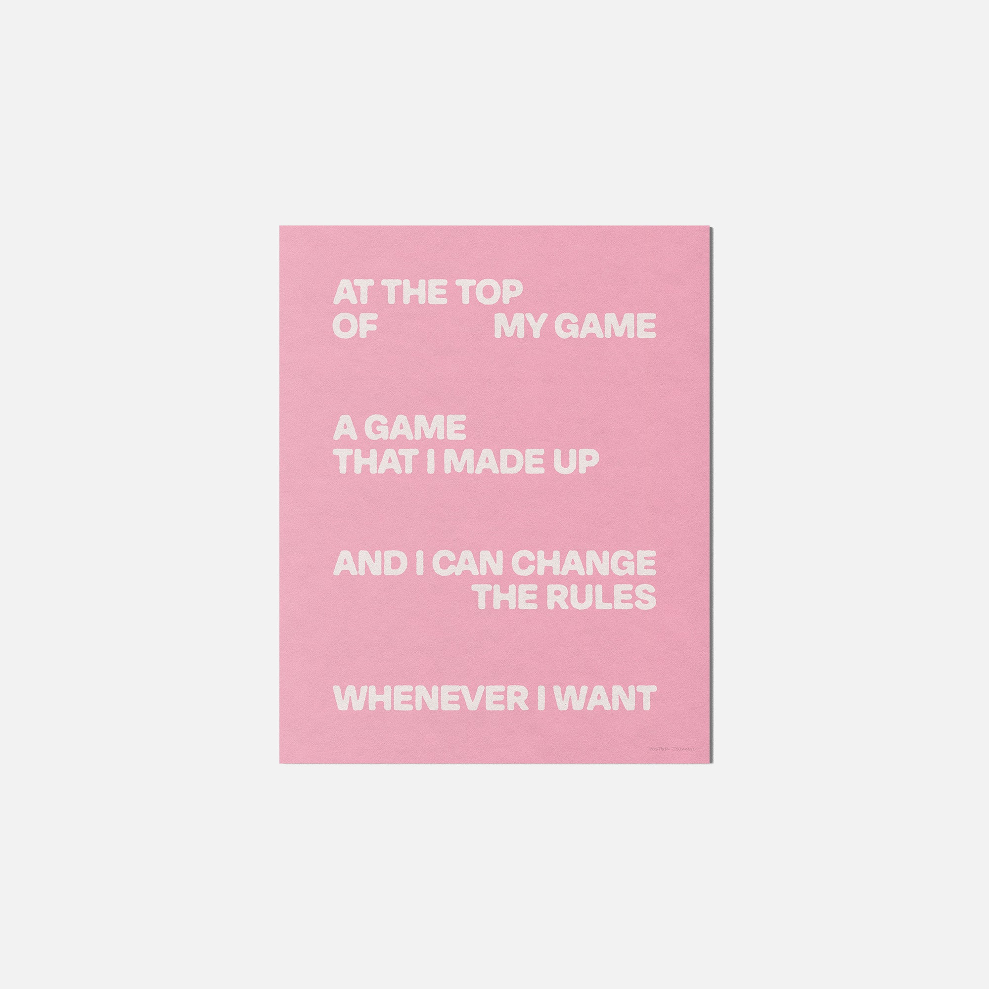 GAME PRINT