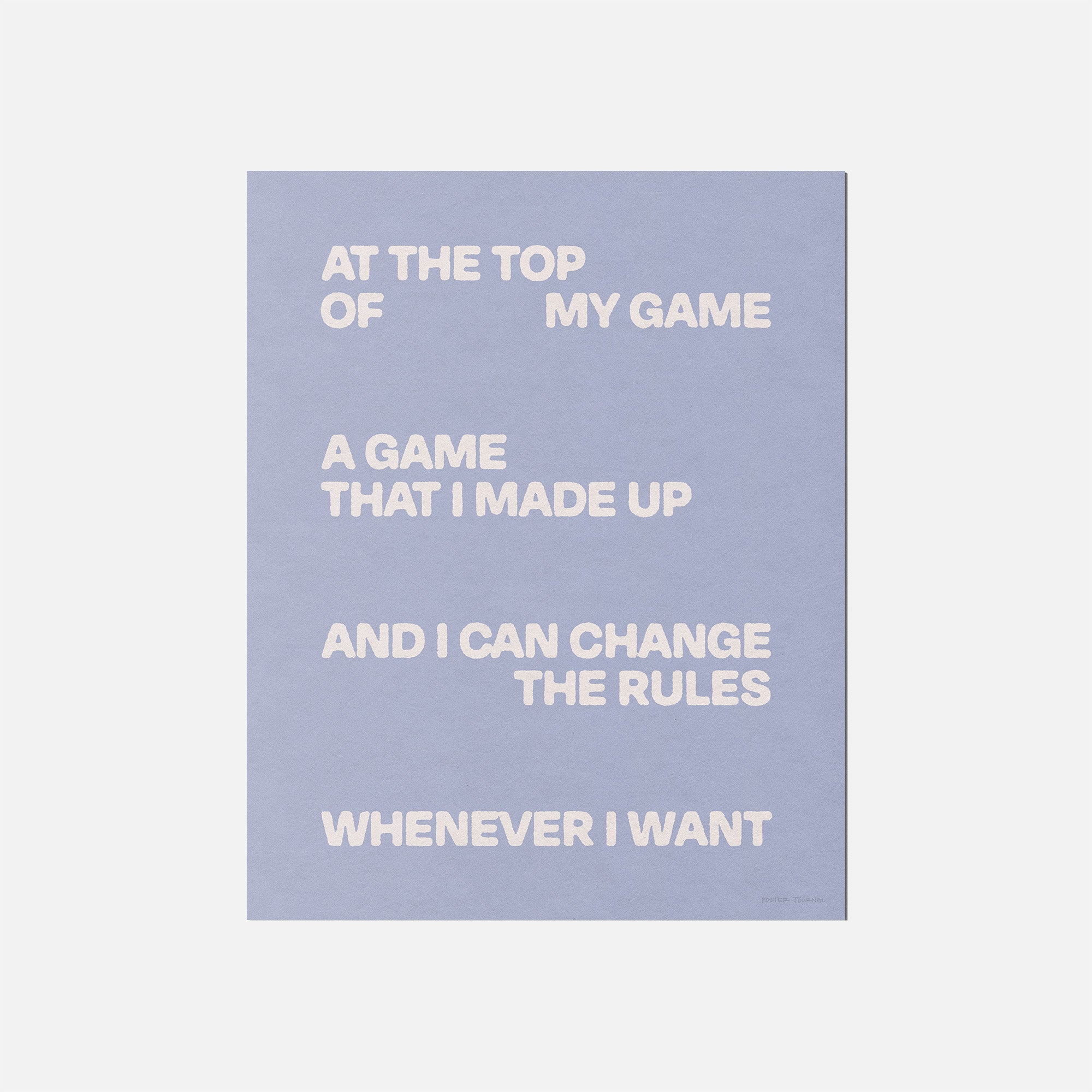 GAME PRINT
