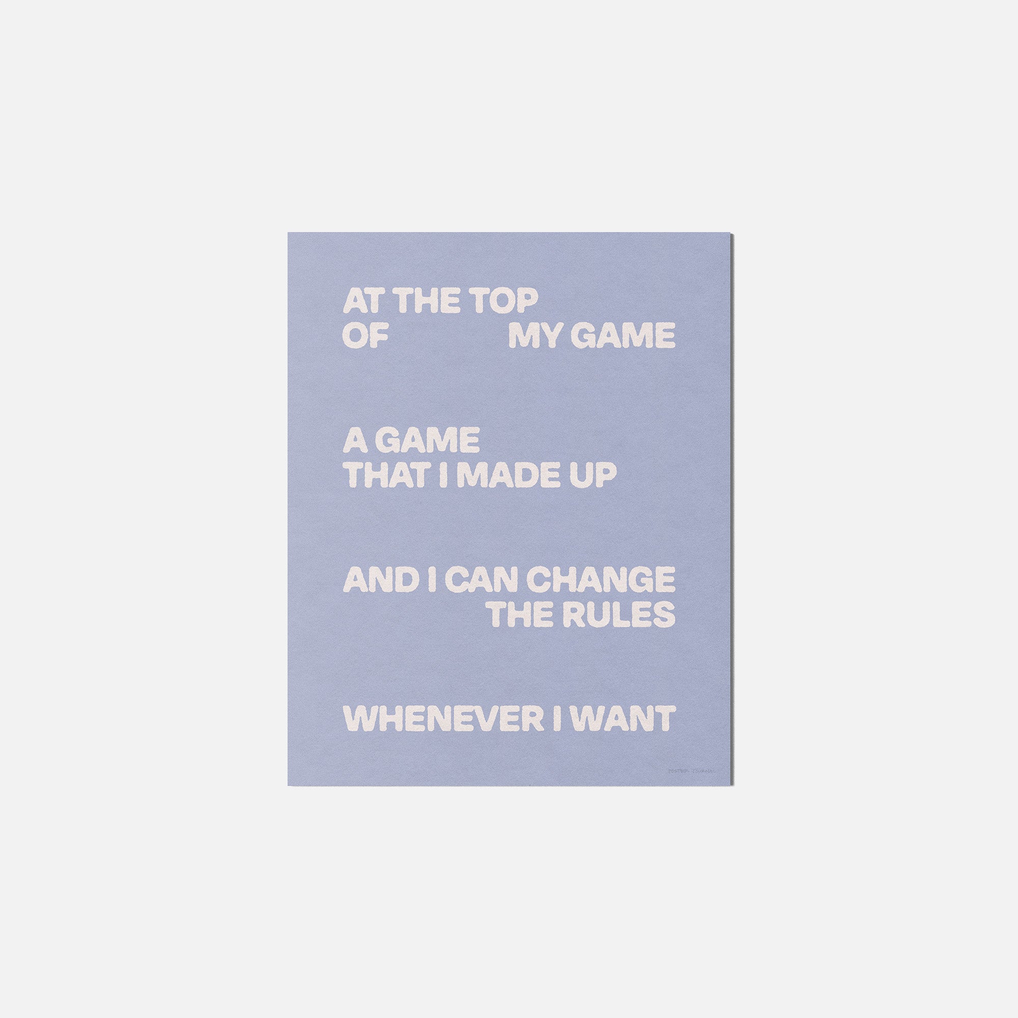 GAME PRINT