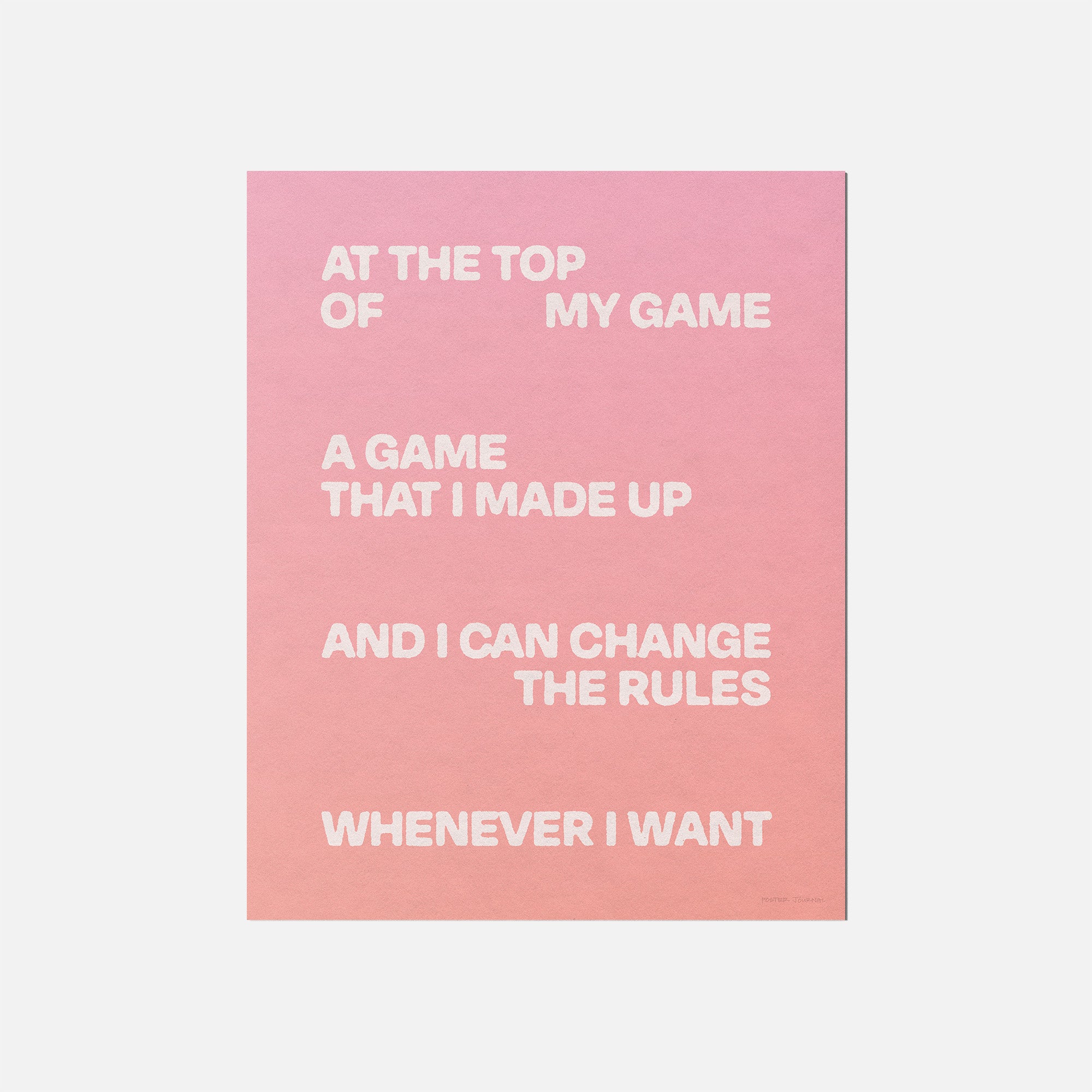 GAME PRINT