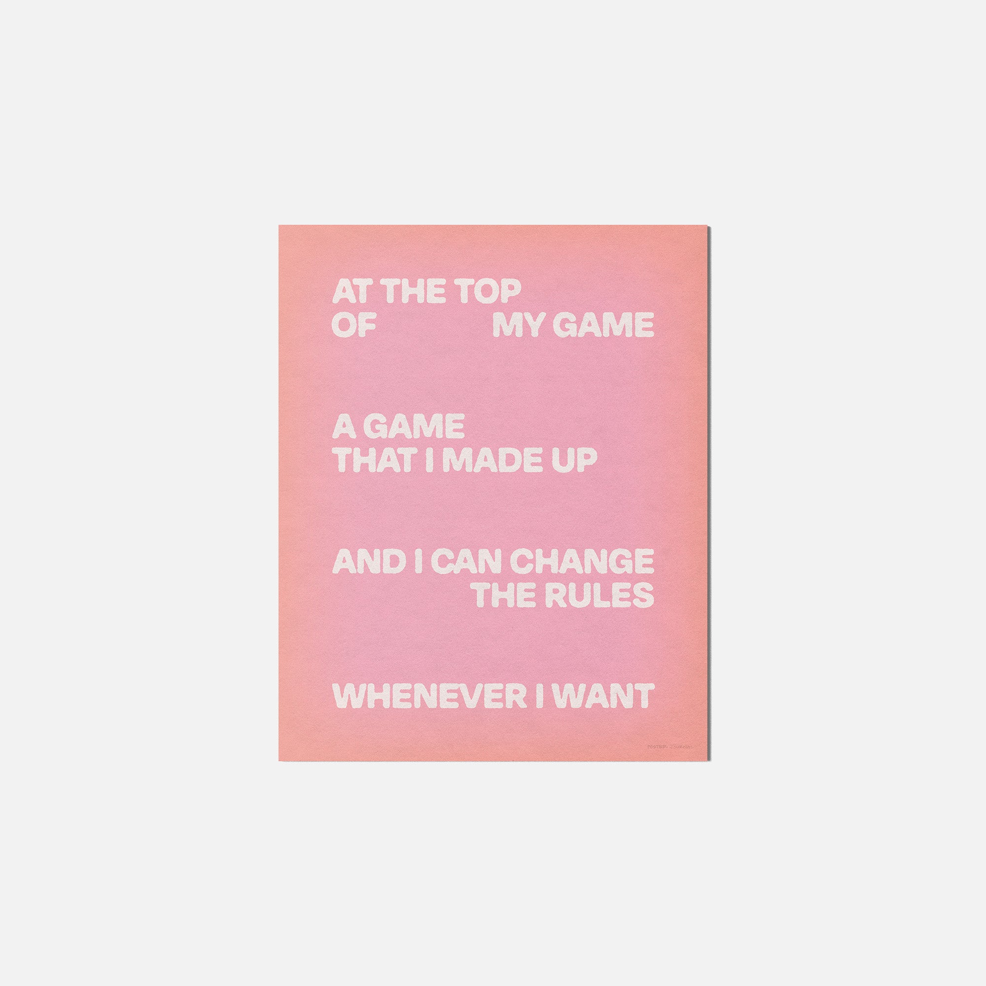 GAME PRINT