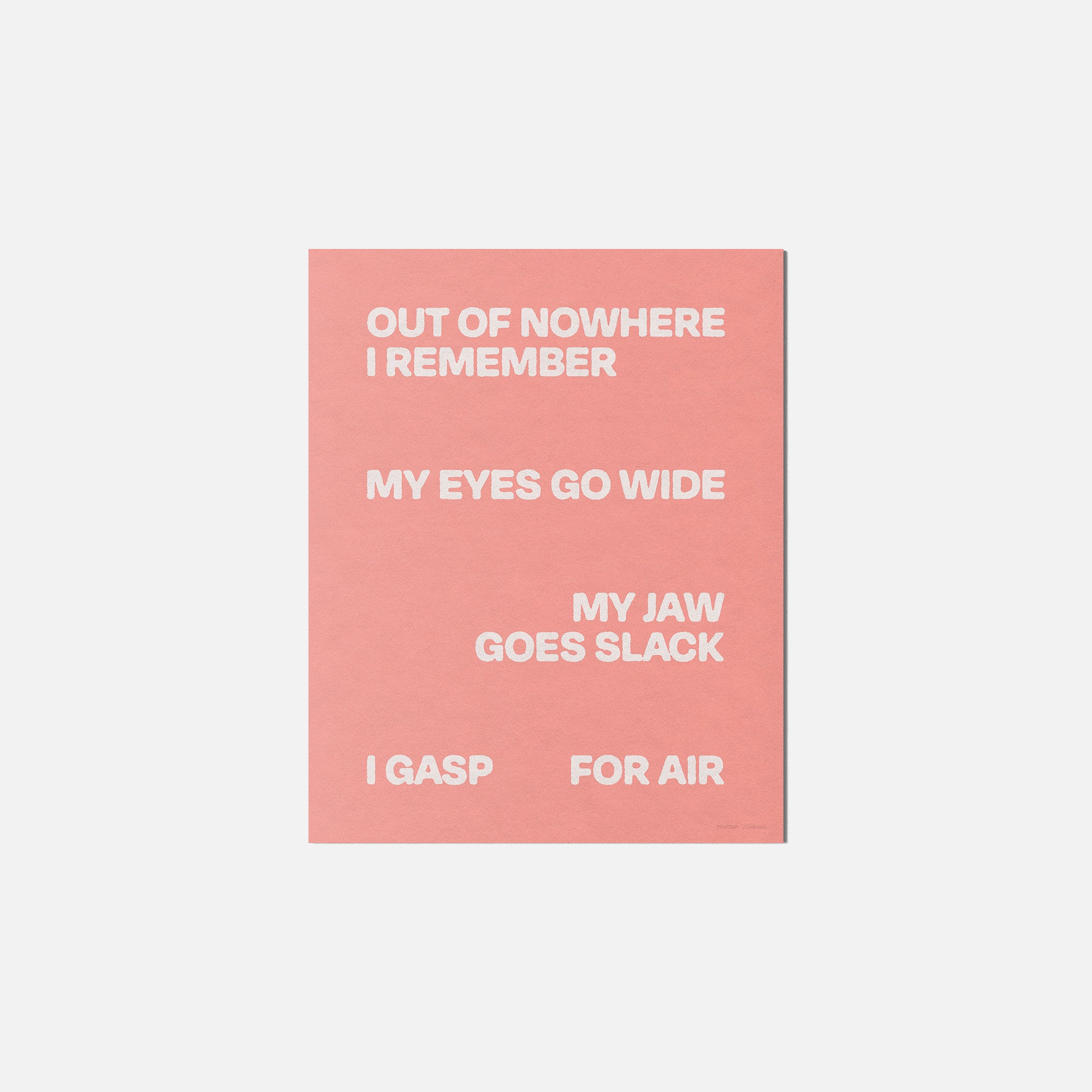 GASP PRINT