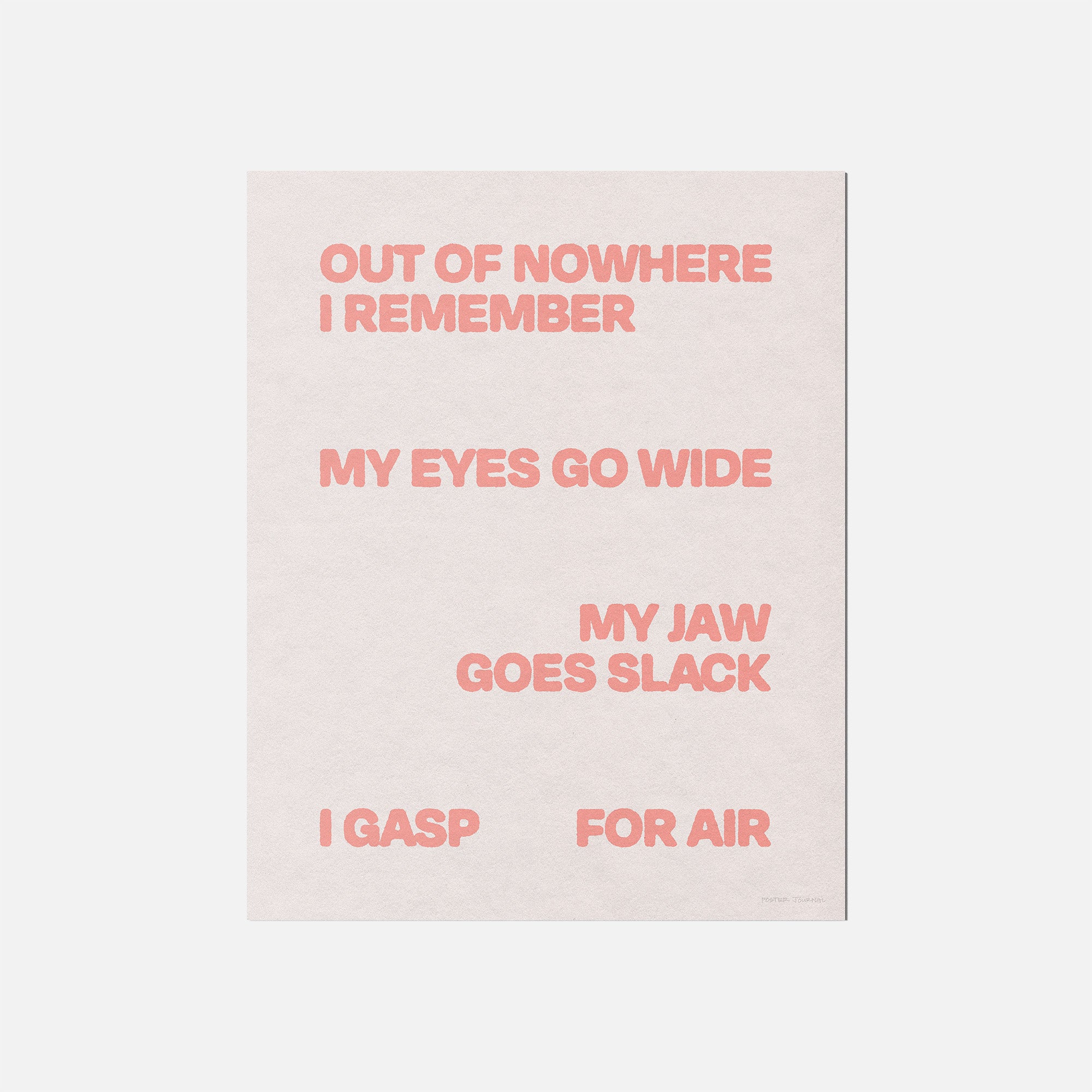 GASP PRINT
