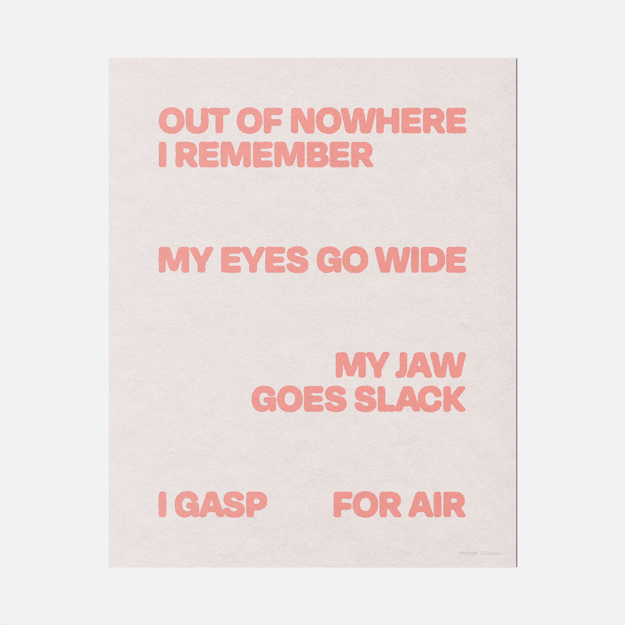 GASP PRINT