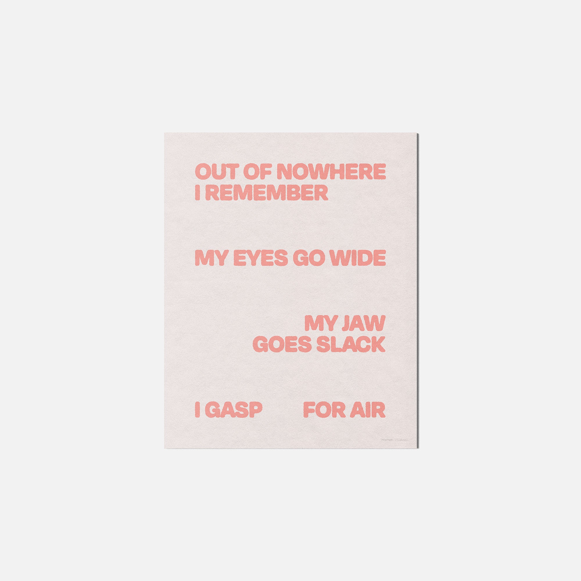 GASP PRINT