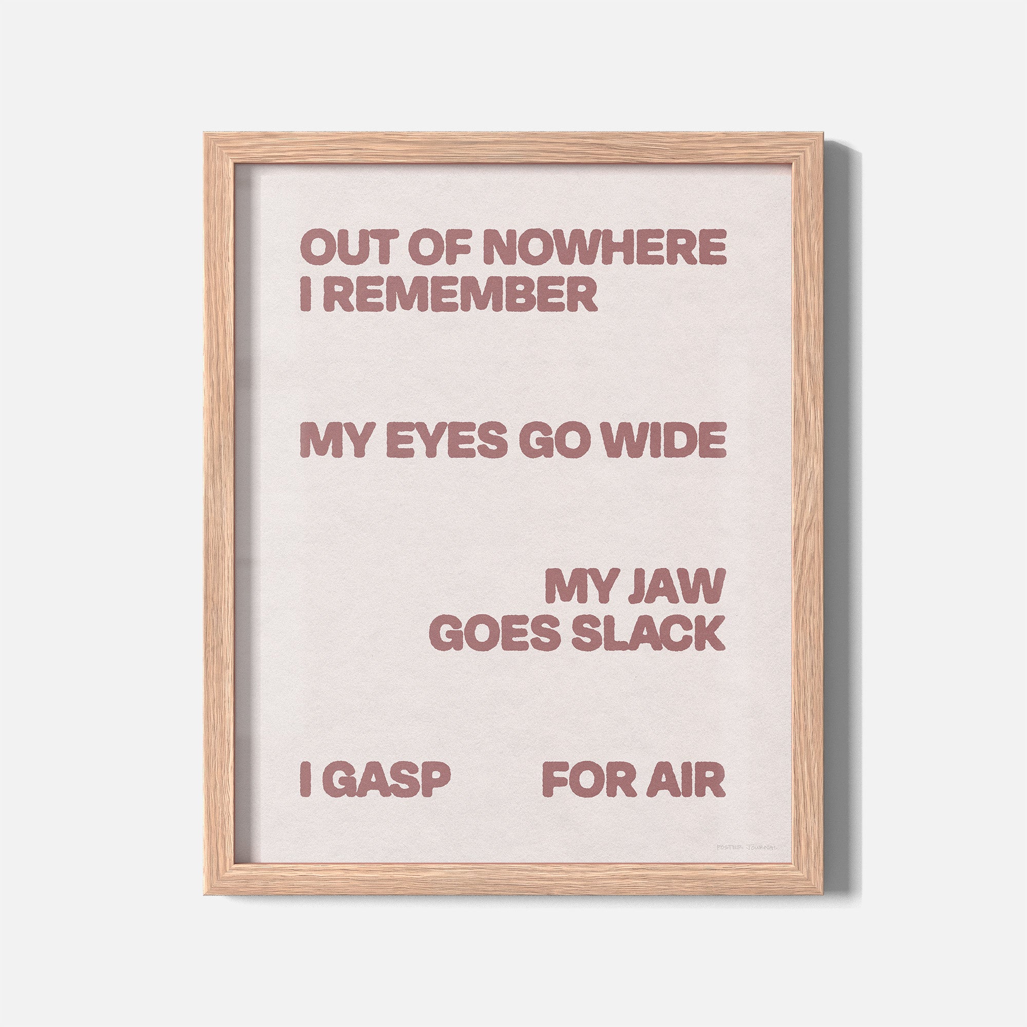 GASP PRINT