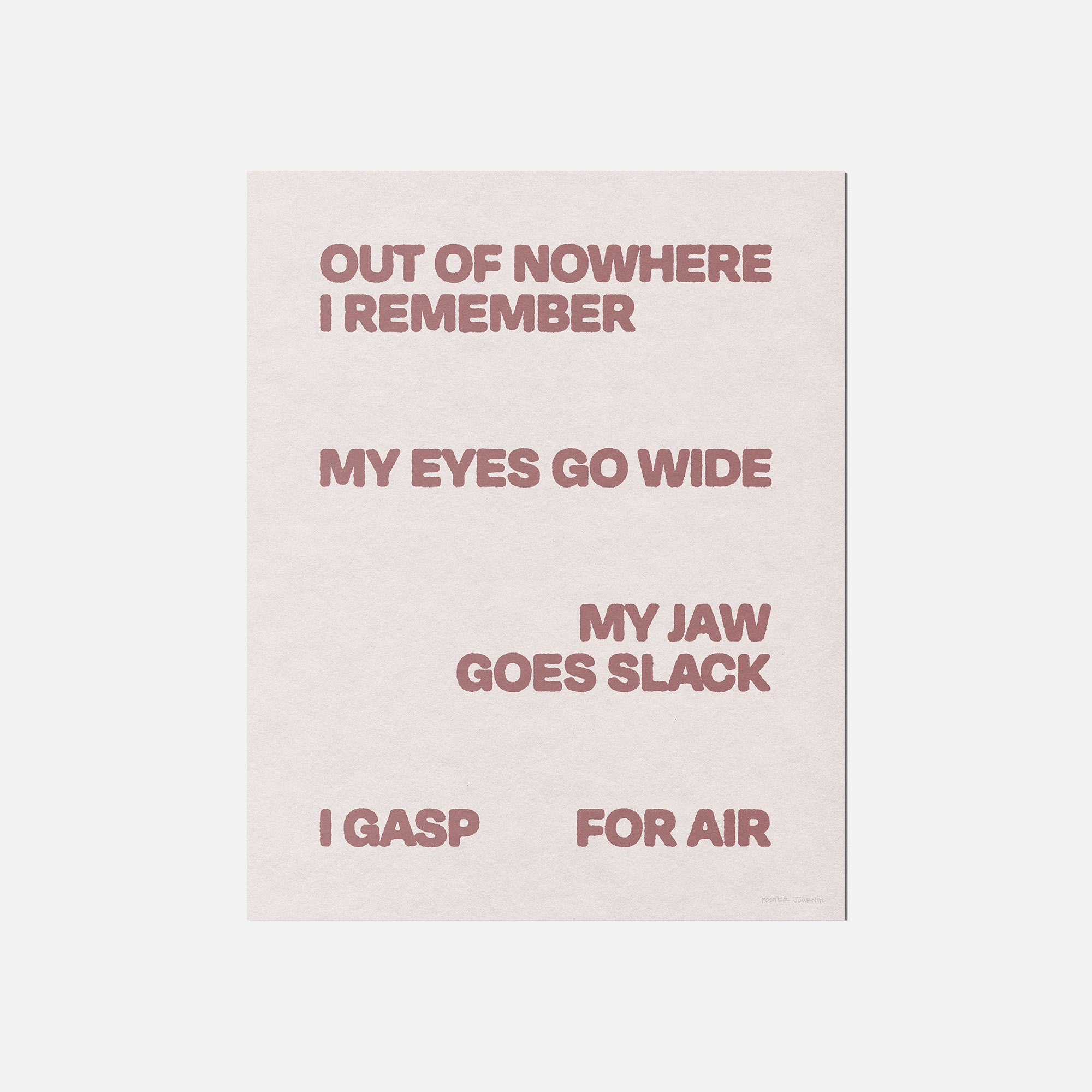 GASP PRINT