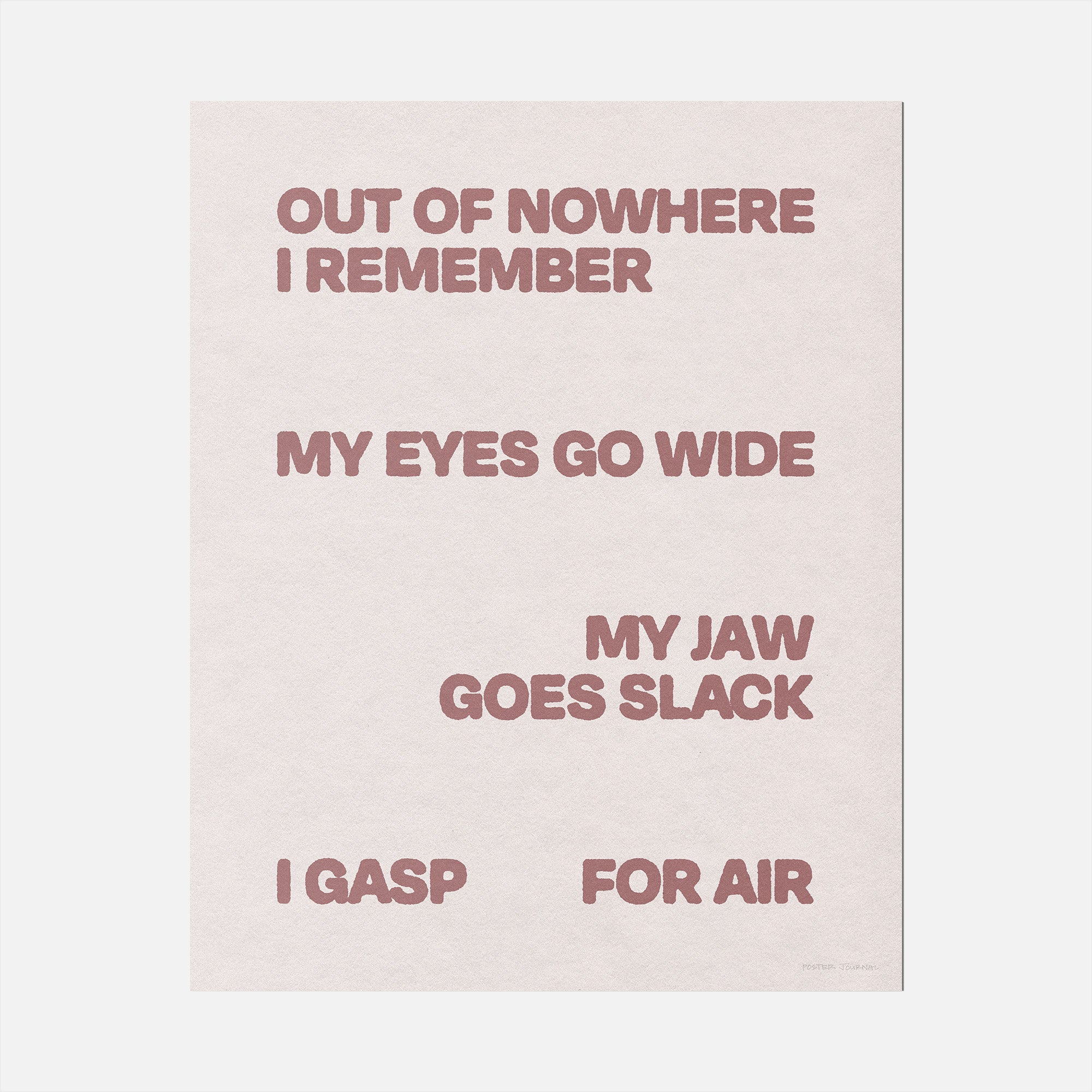 GASP PRINT