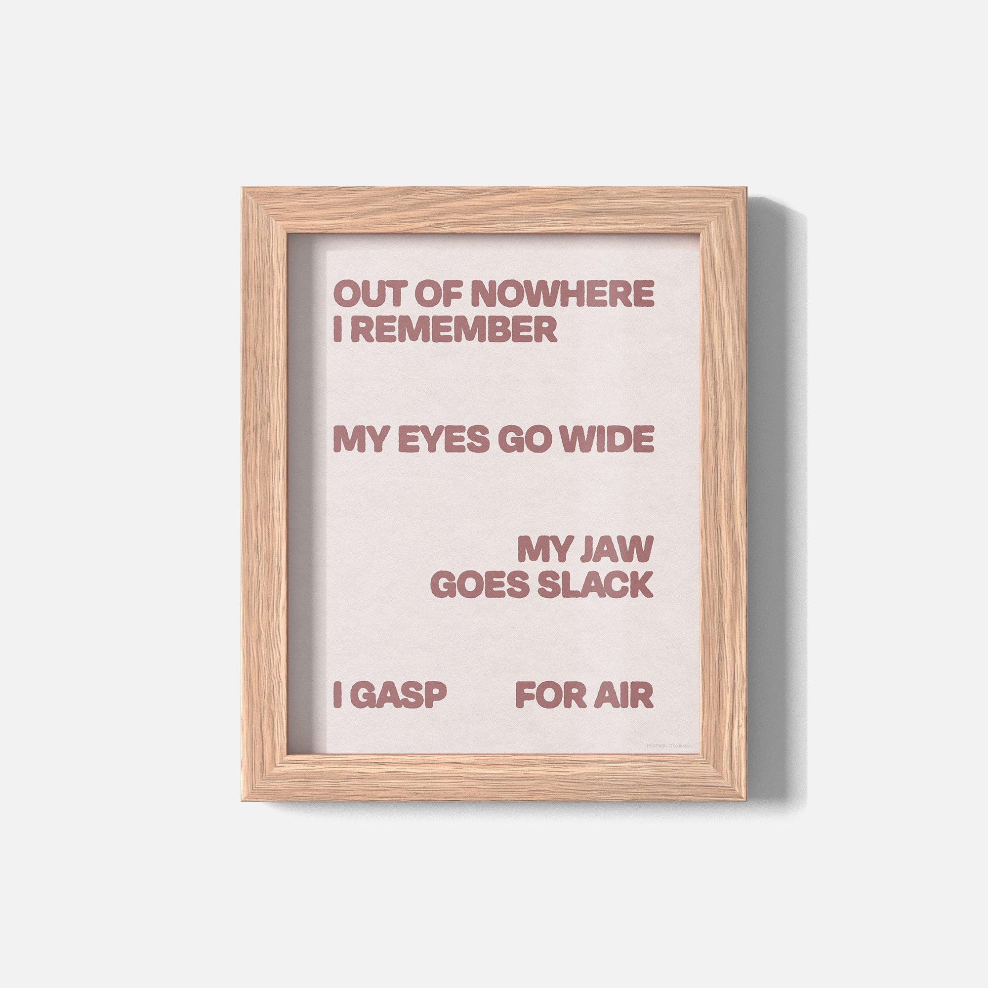 GASP PRINT