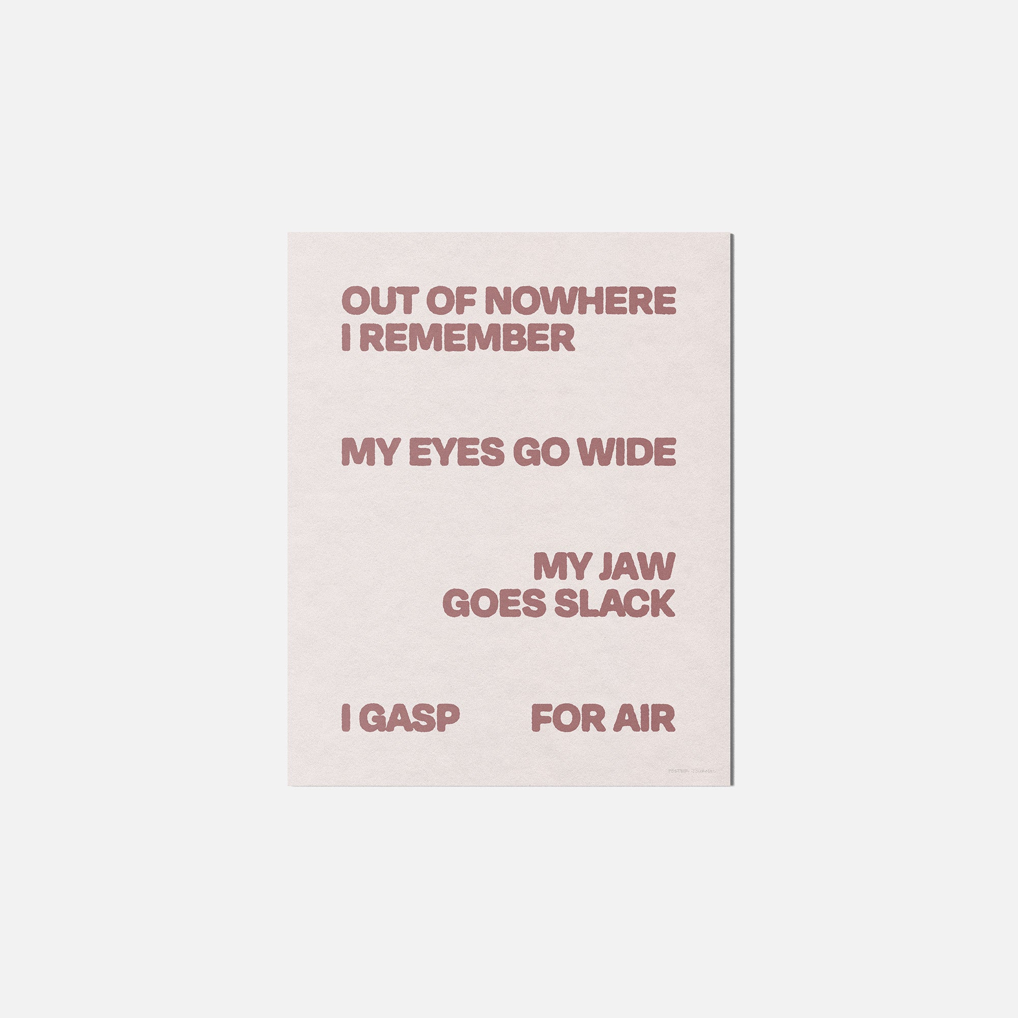GASP PRINT