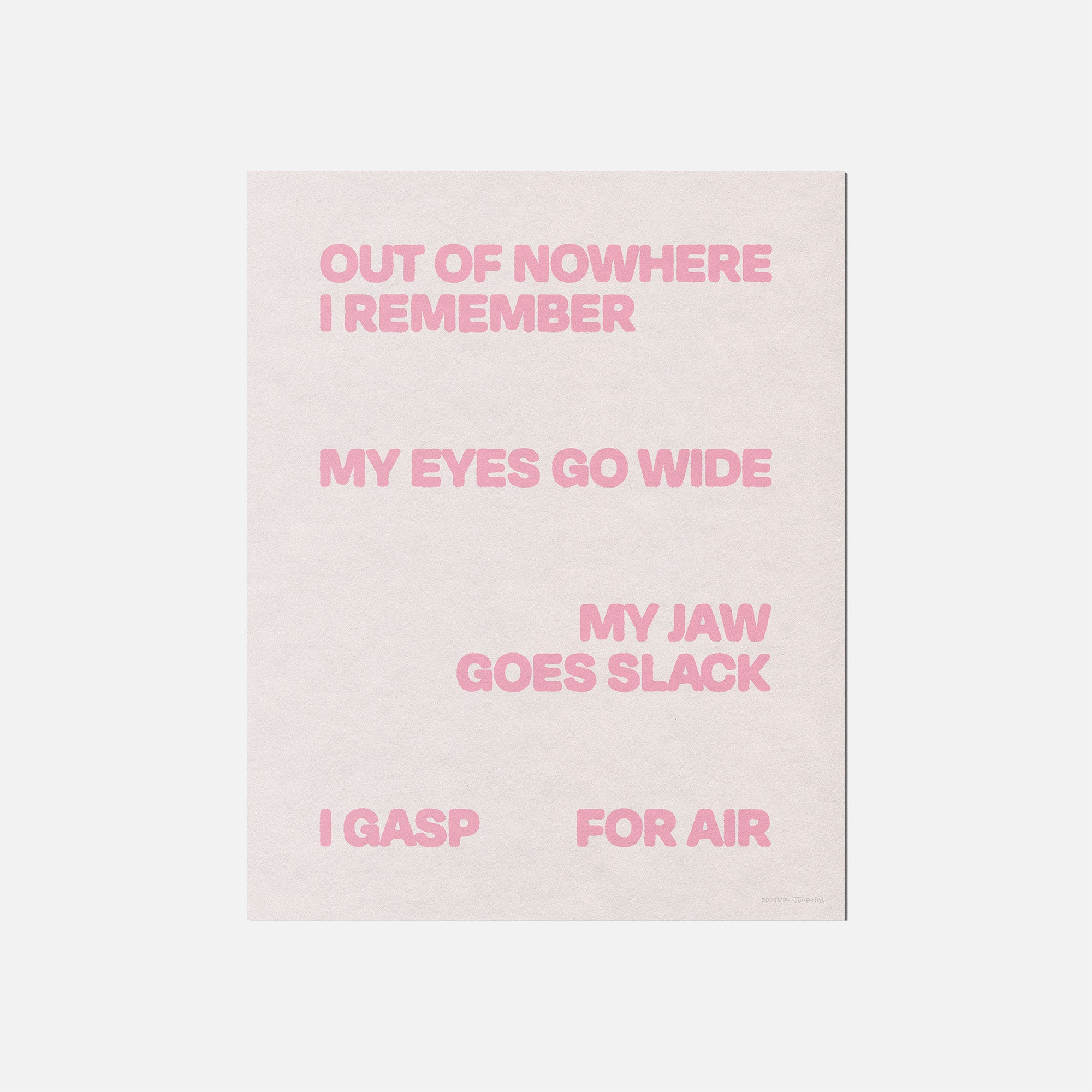 GASP PRINT