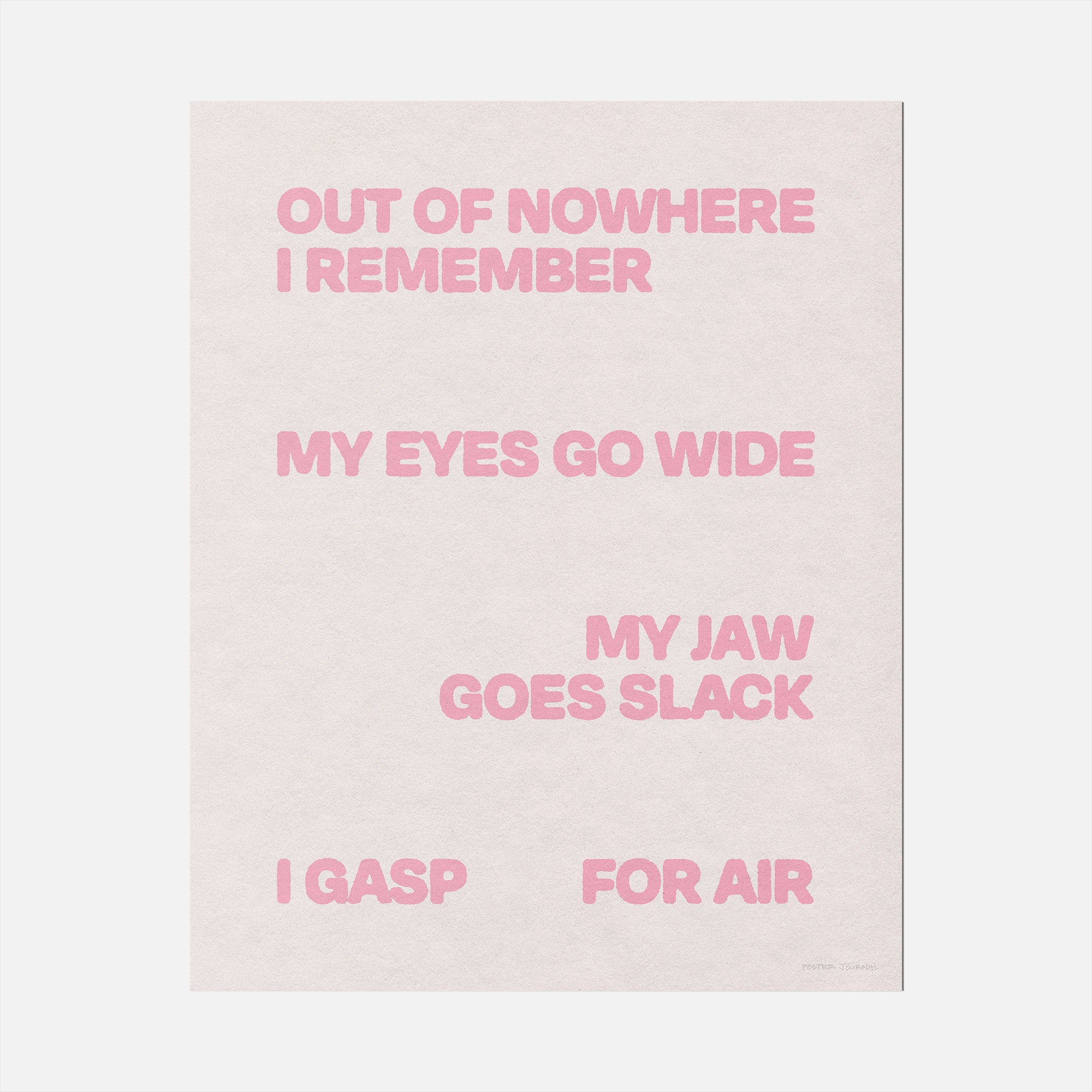 GASP PRINT