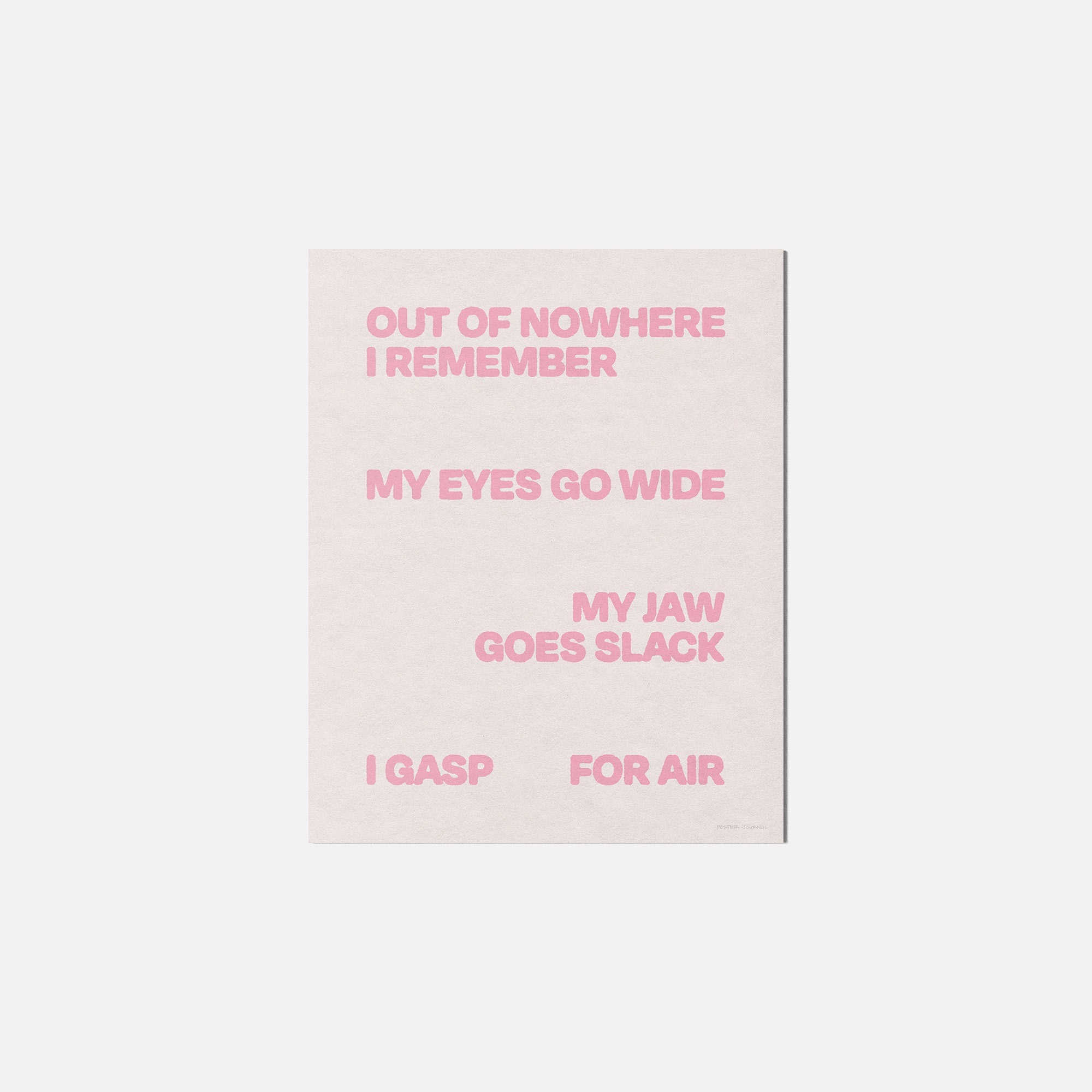 GASP PRINT