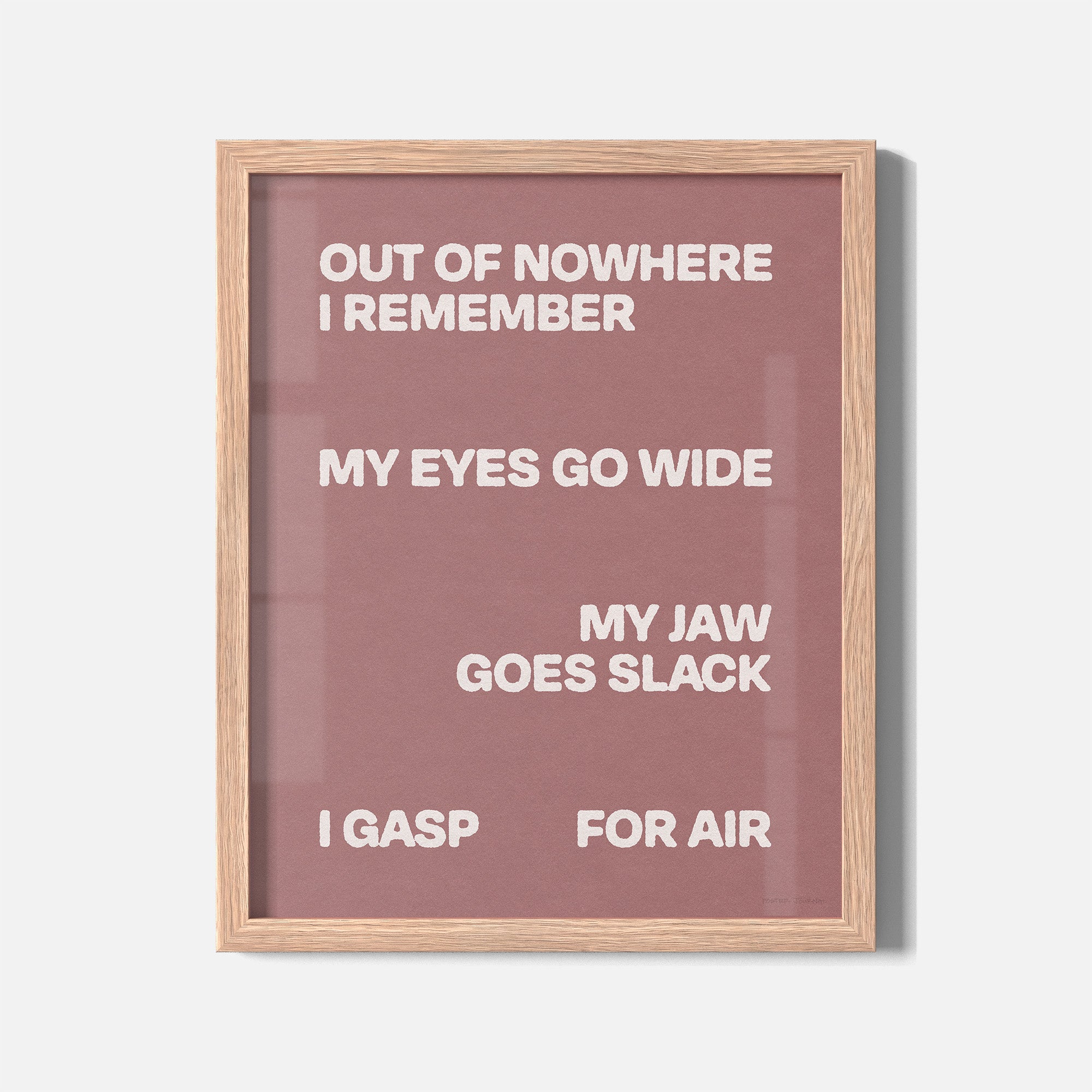 GASP PRINT