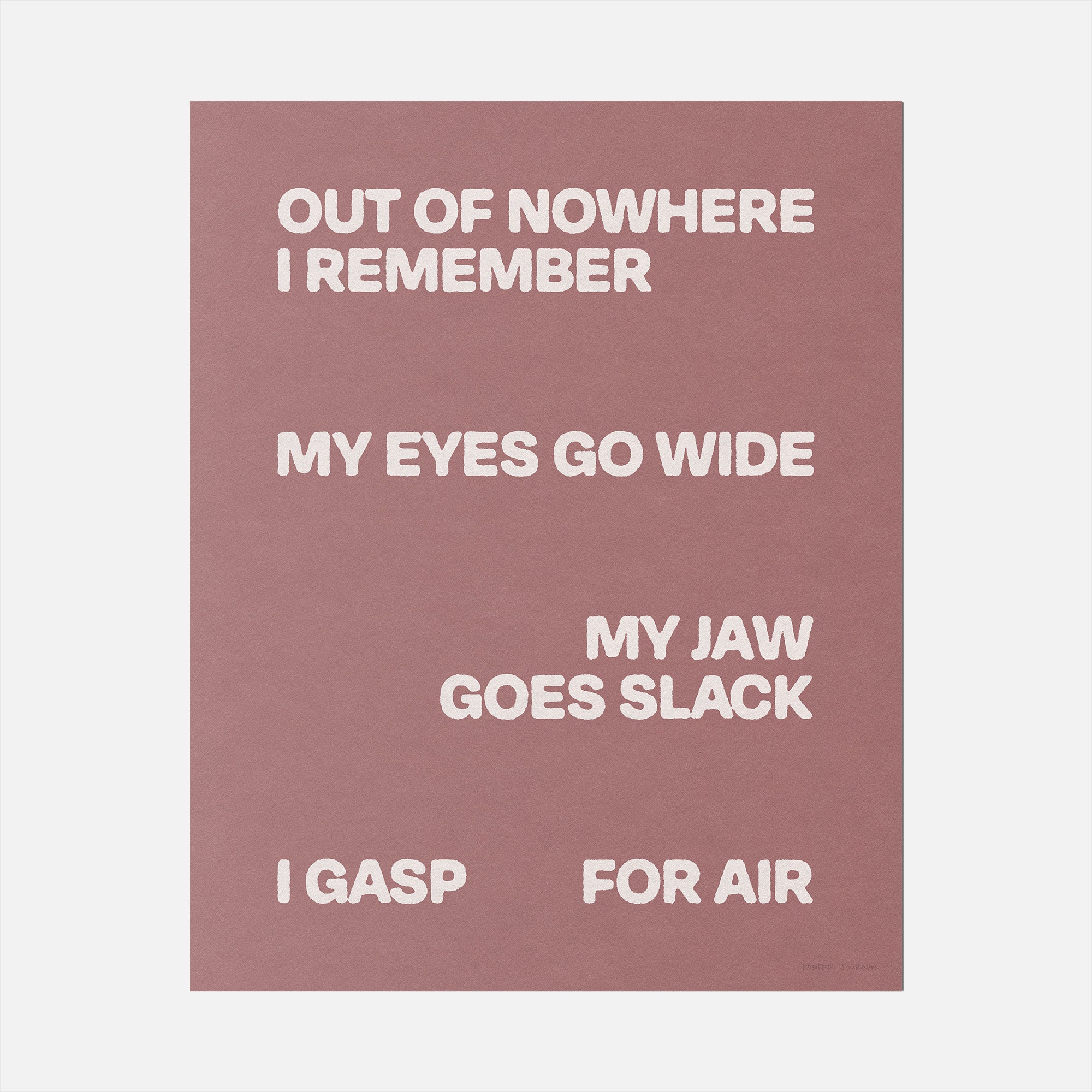 GASP PRINT