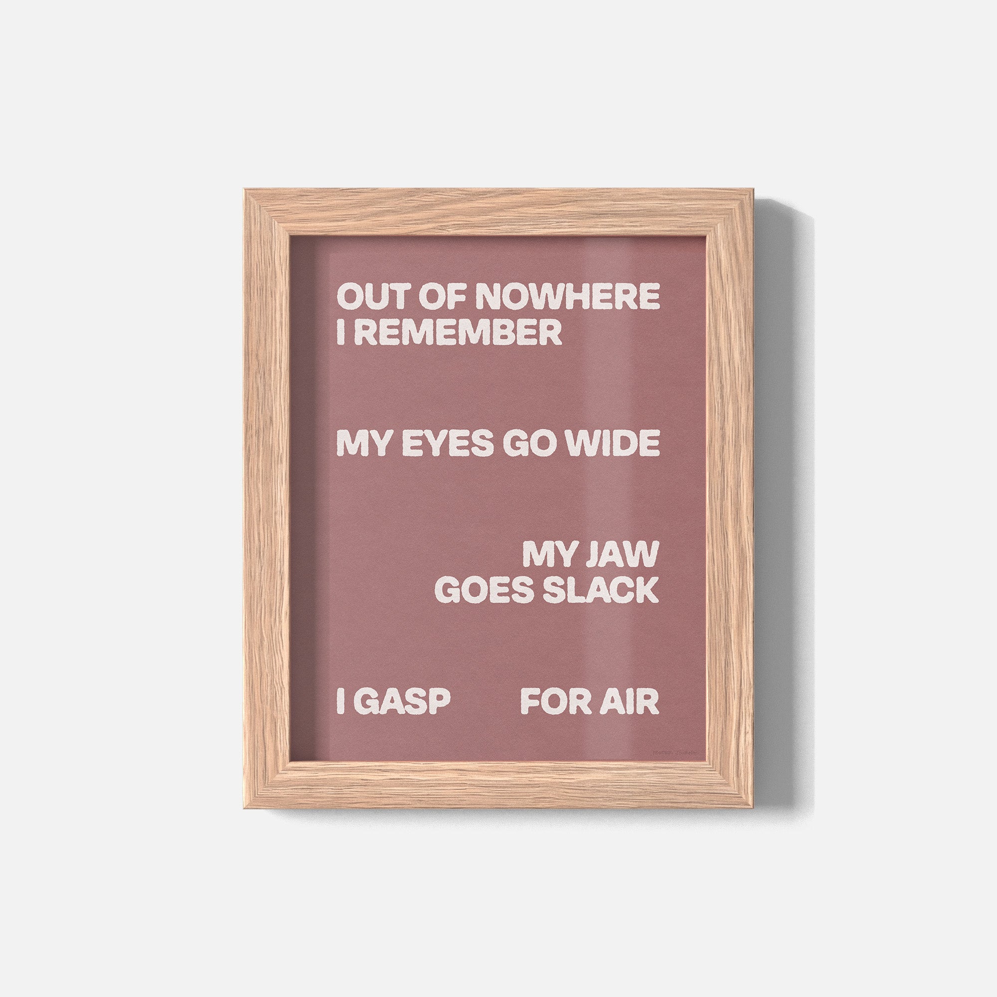 GASP PRINT