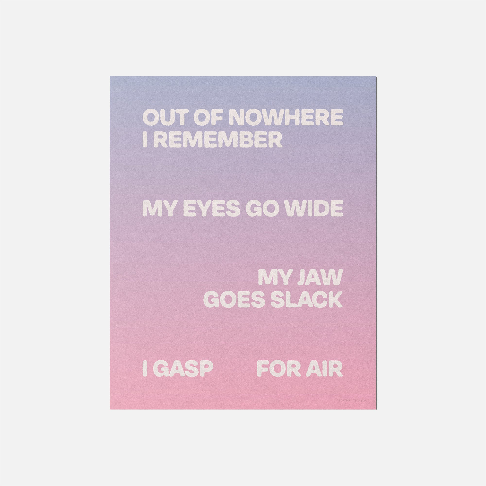 GASP PRINT