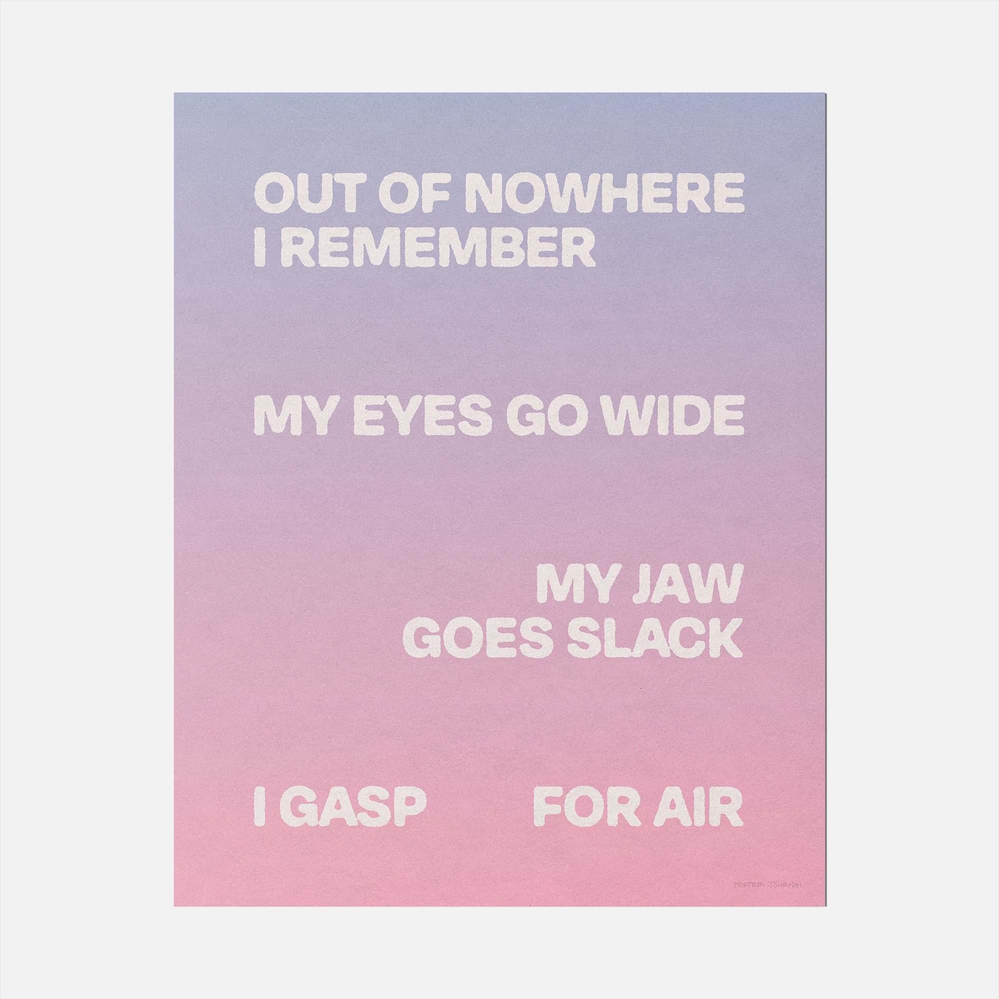 GASP PRINT