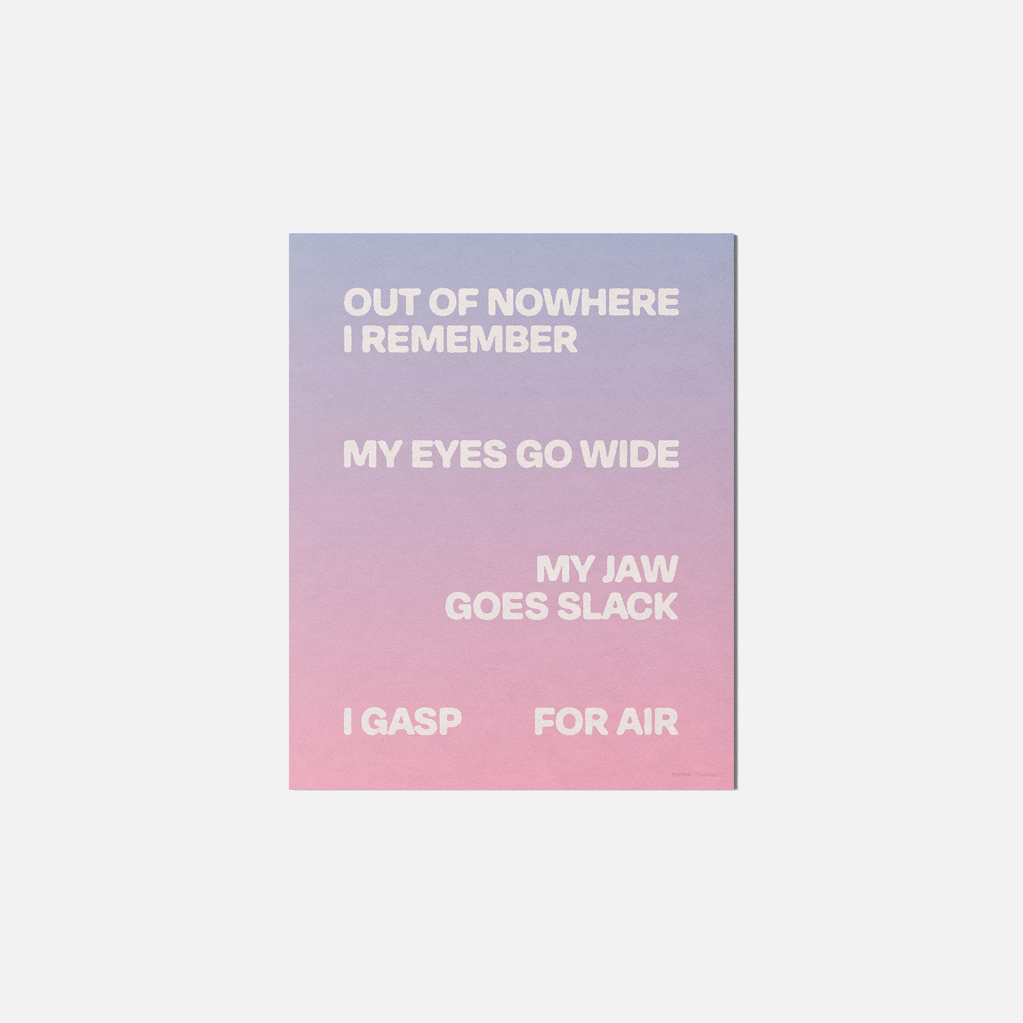 GASP PRINT