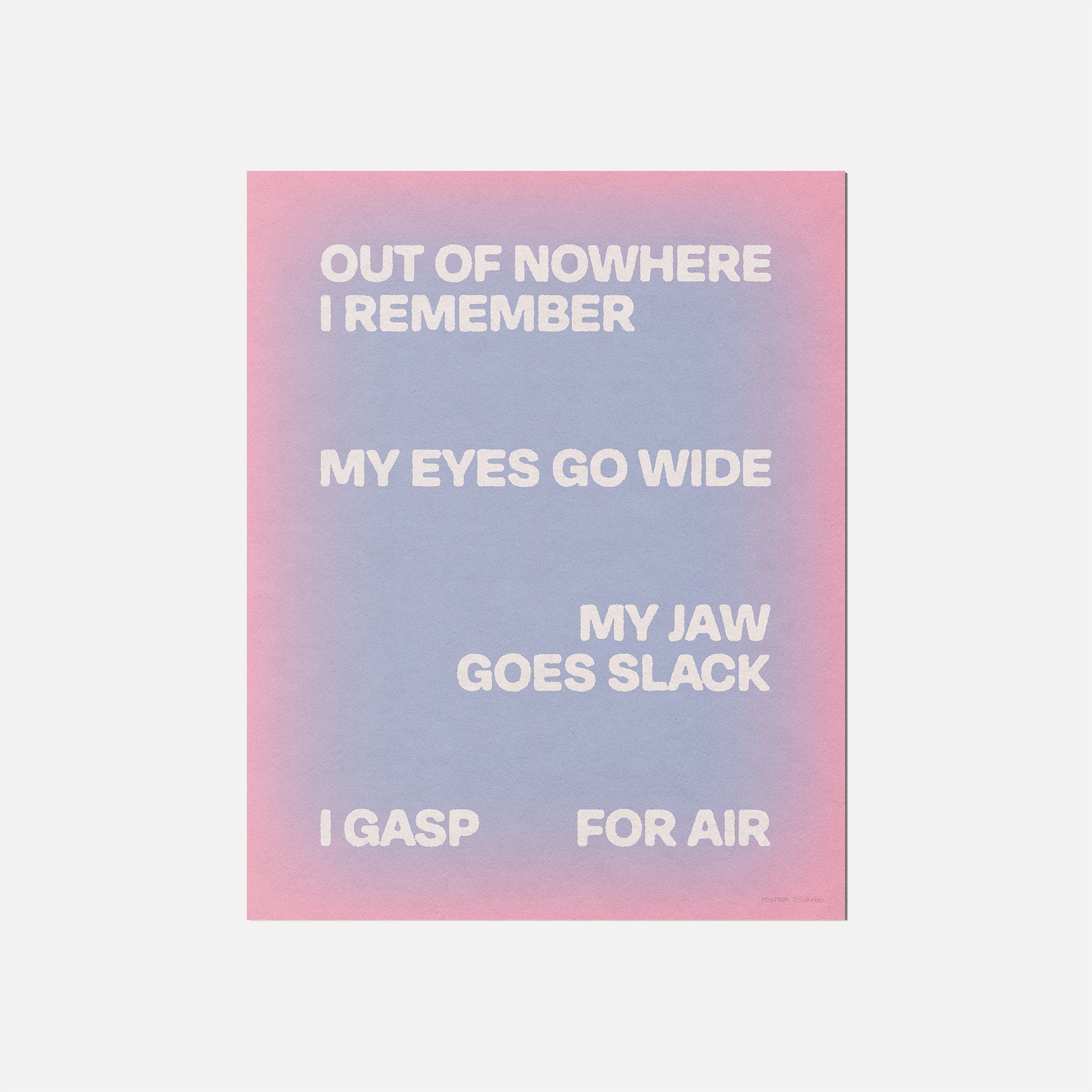 GASP PRINT